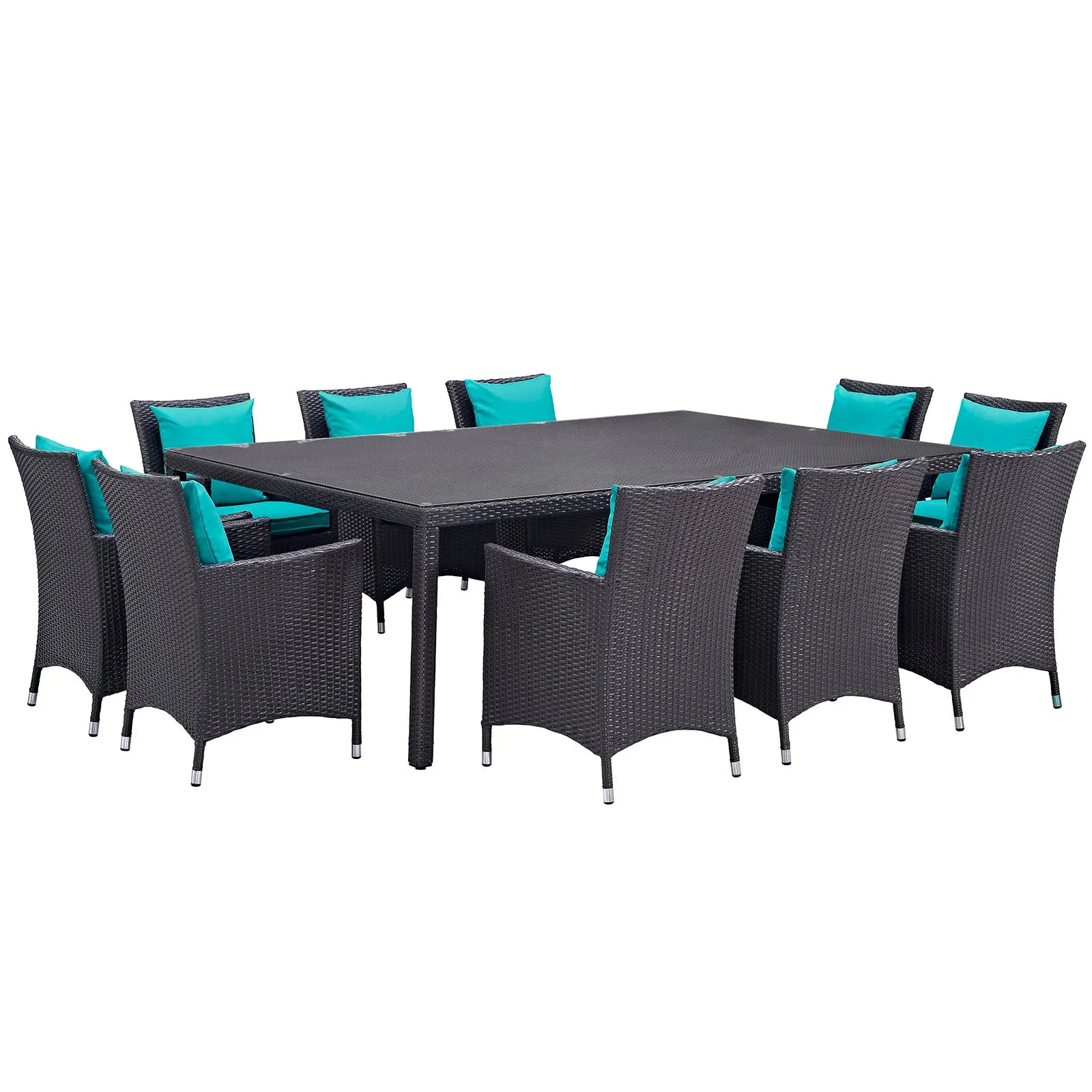 Convene 11 Piece Outdoor Patio Dining Set by Modway