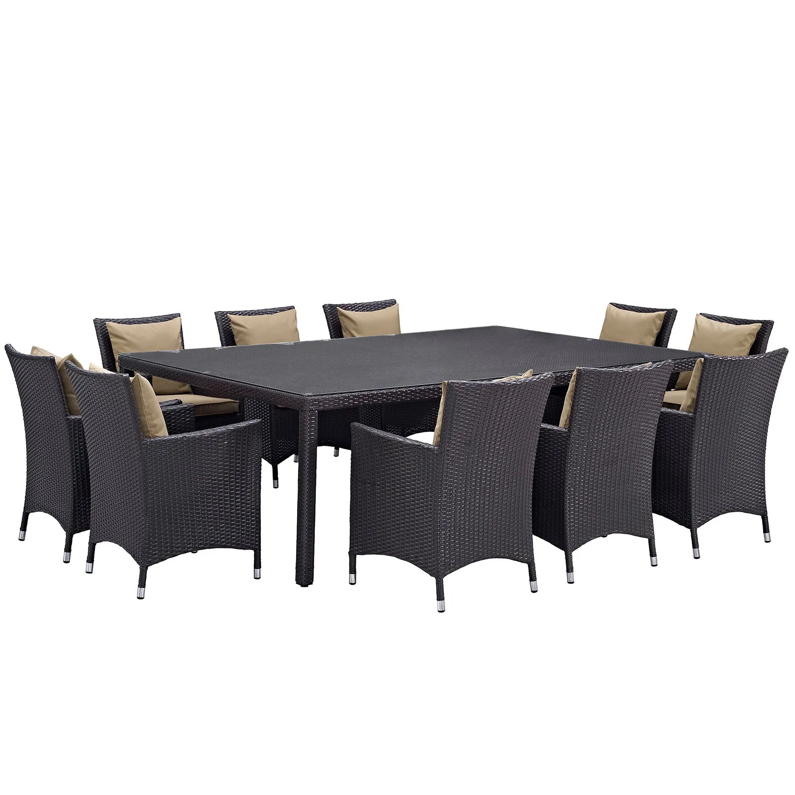 Convene 11 Piece Outdoor Patio Dining Set by Modway