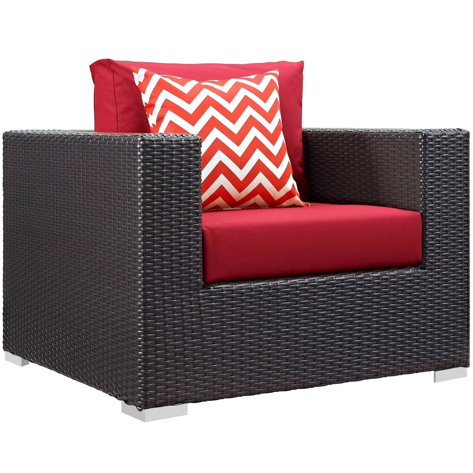 Convene 4 Piece Outdoor Patio Sectional Set by Modway