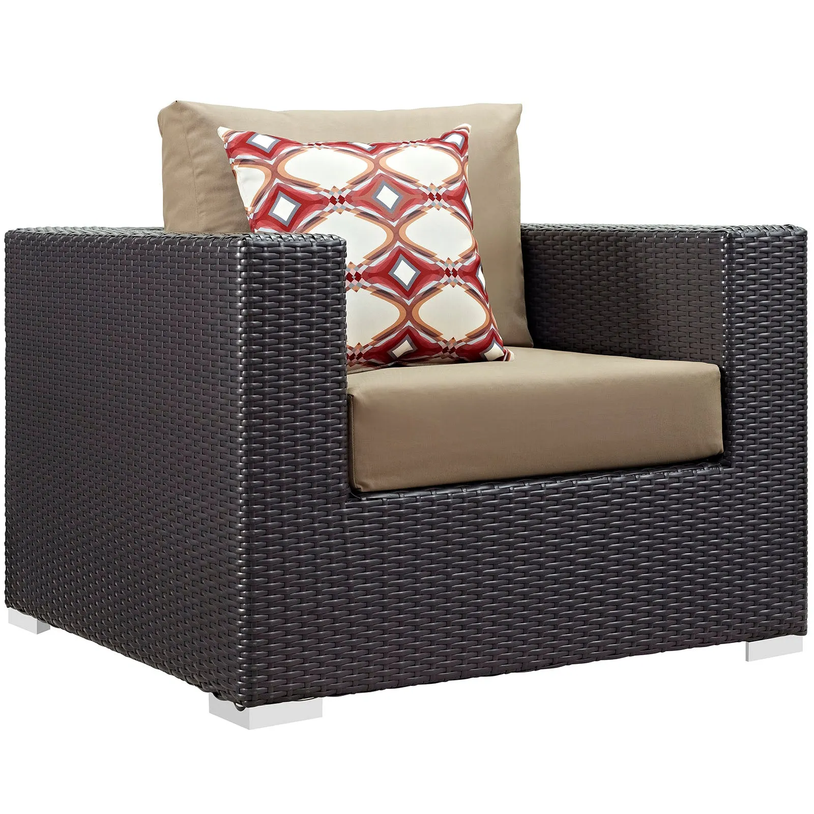 Convene 4 Piece Outdoor Patio Sectional Set by Modway