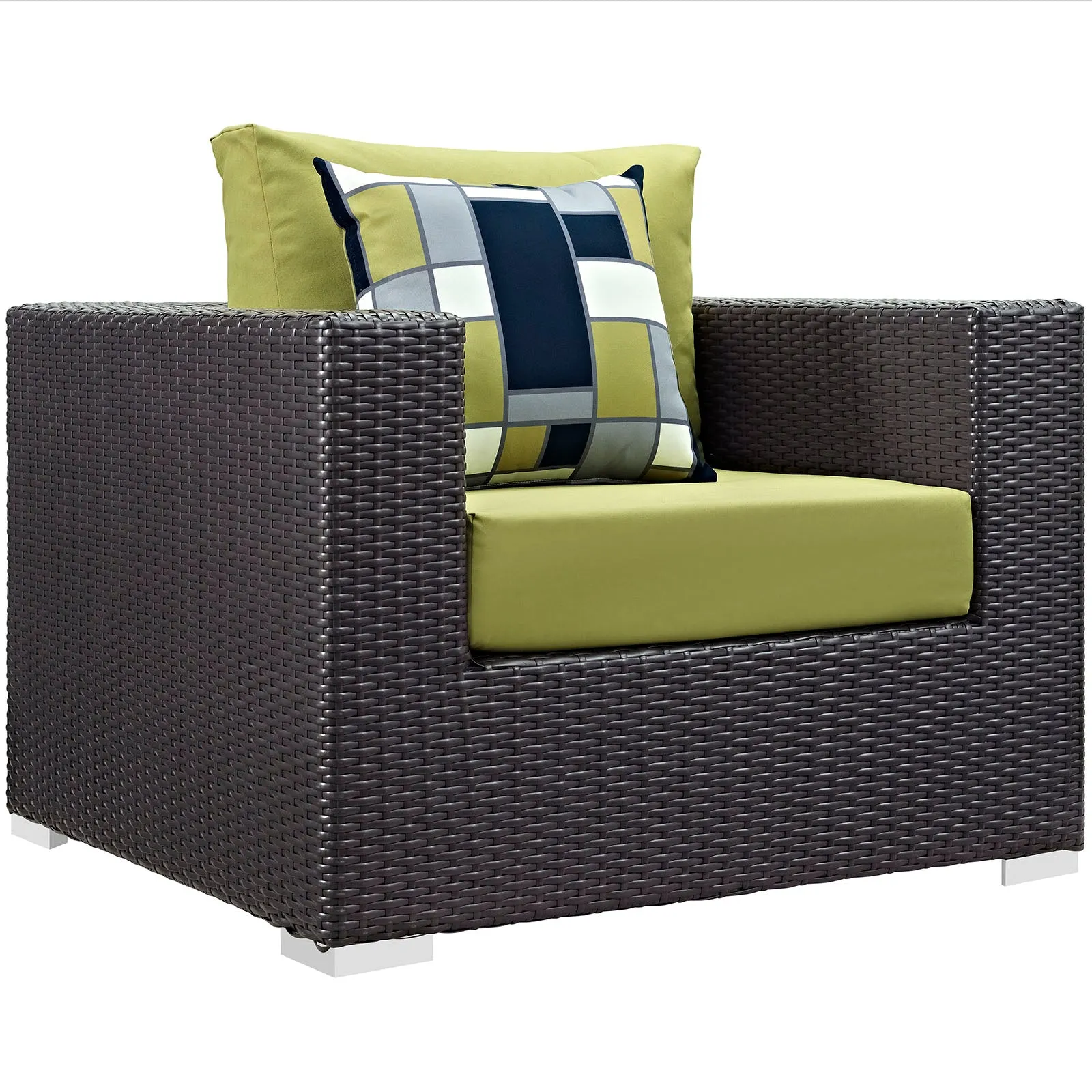 Convene 4 Piece Outdoor Patio Sectional Set by Modway