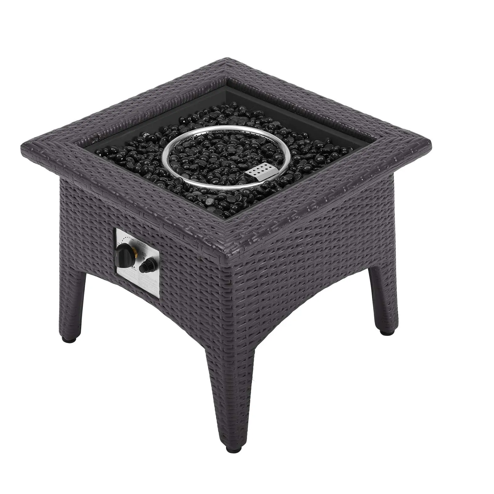Convene 5 Piece Set Outdoor Patio with Fire Pit by Modway