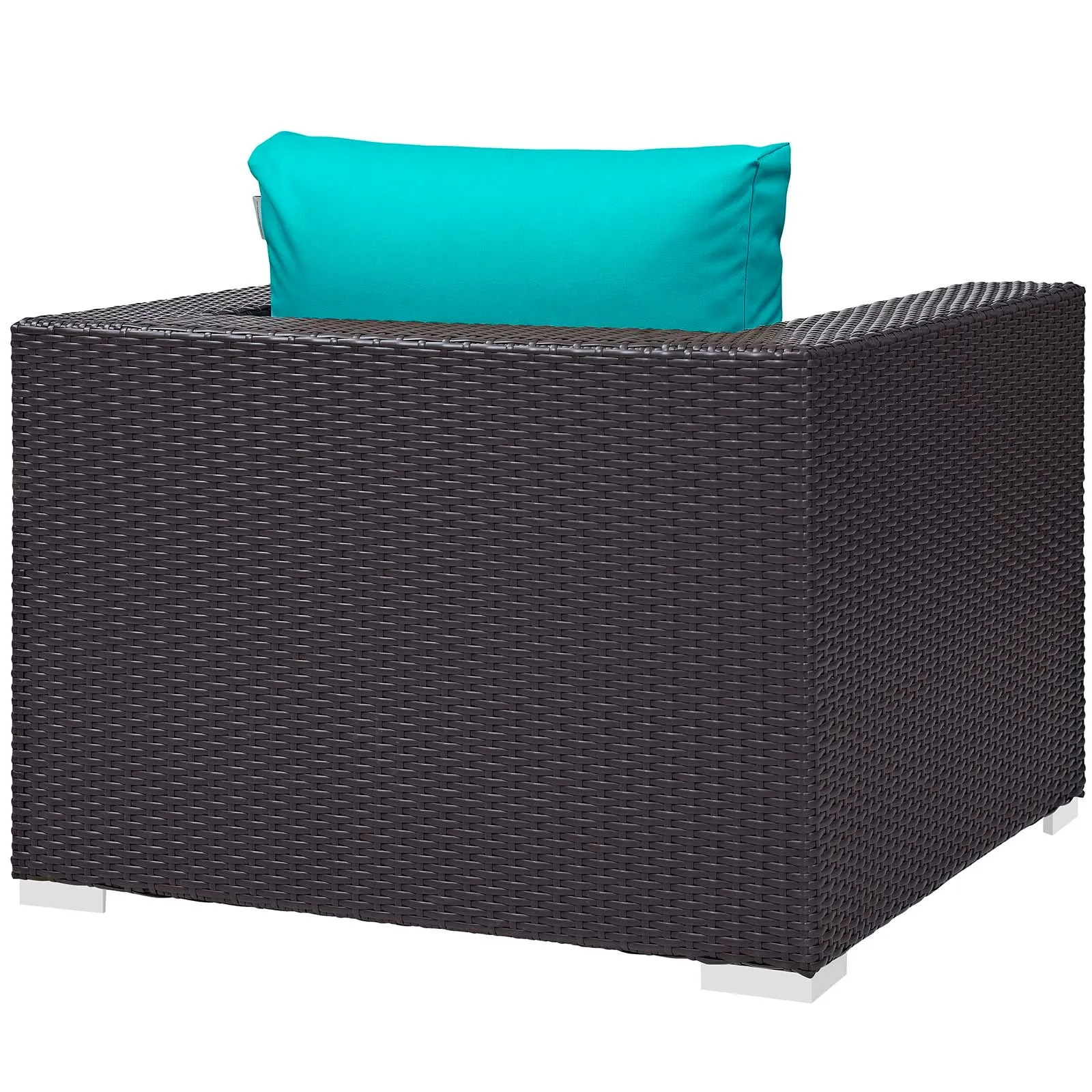 Convene 5 Piece Set Outdoor Patio with Fire Pit by Modway