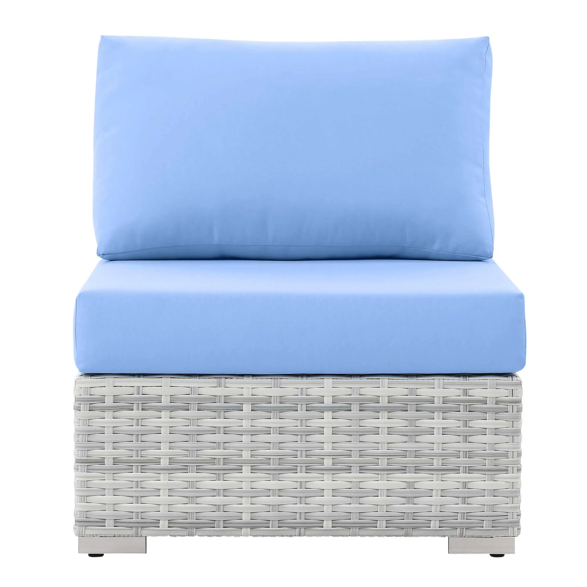 Convene Outdoor Patio Armless Chair by Modway