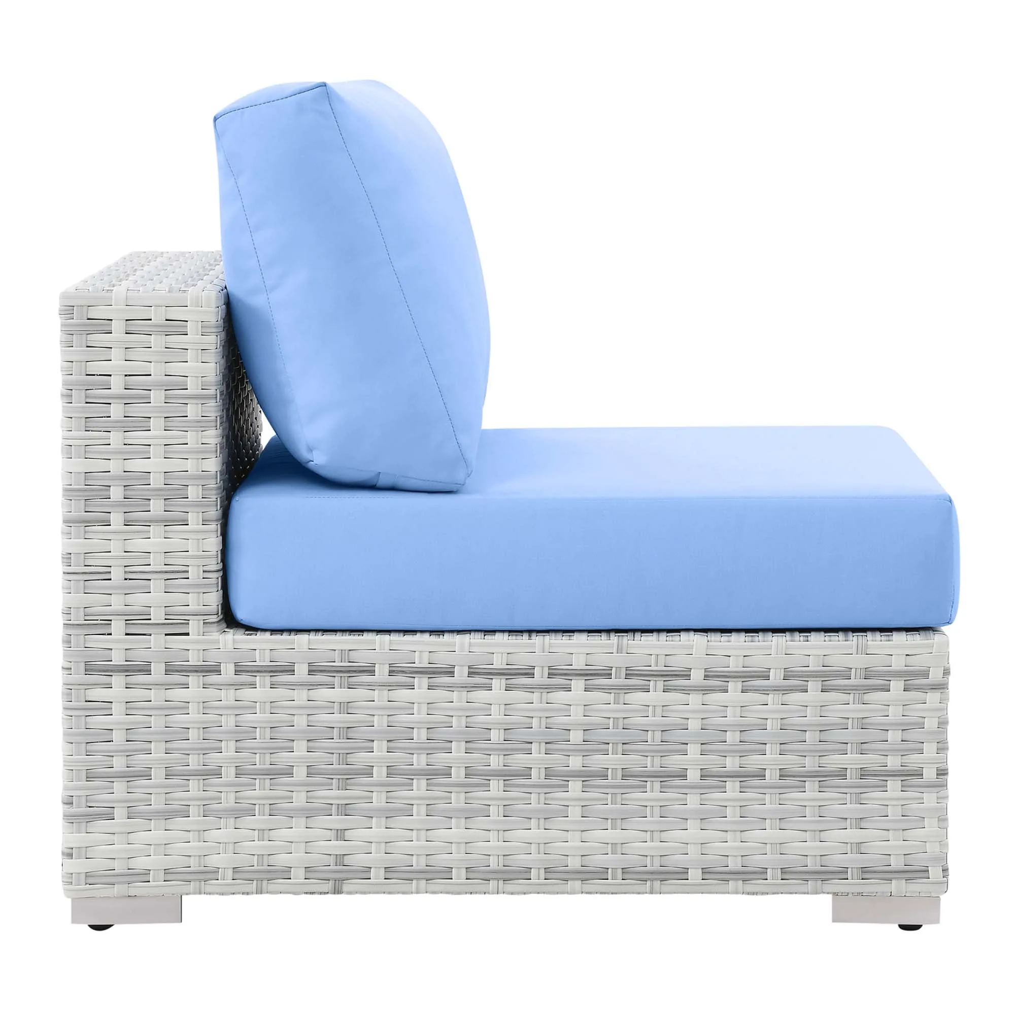 Convene Outdoor Patio Armless Chair by Modway