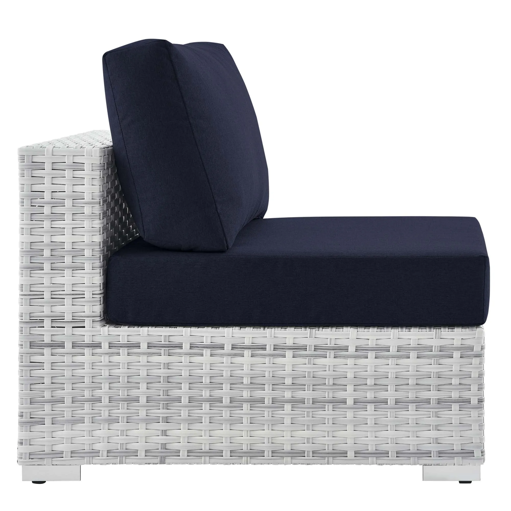 Convene Outdoor Patio Armless Chair by Modway