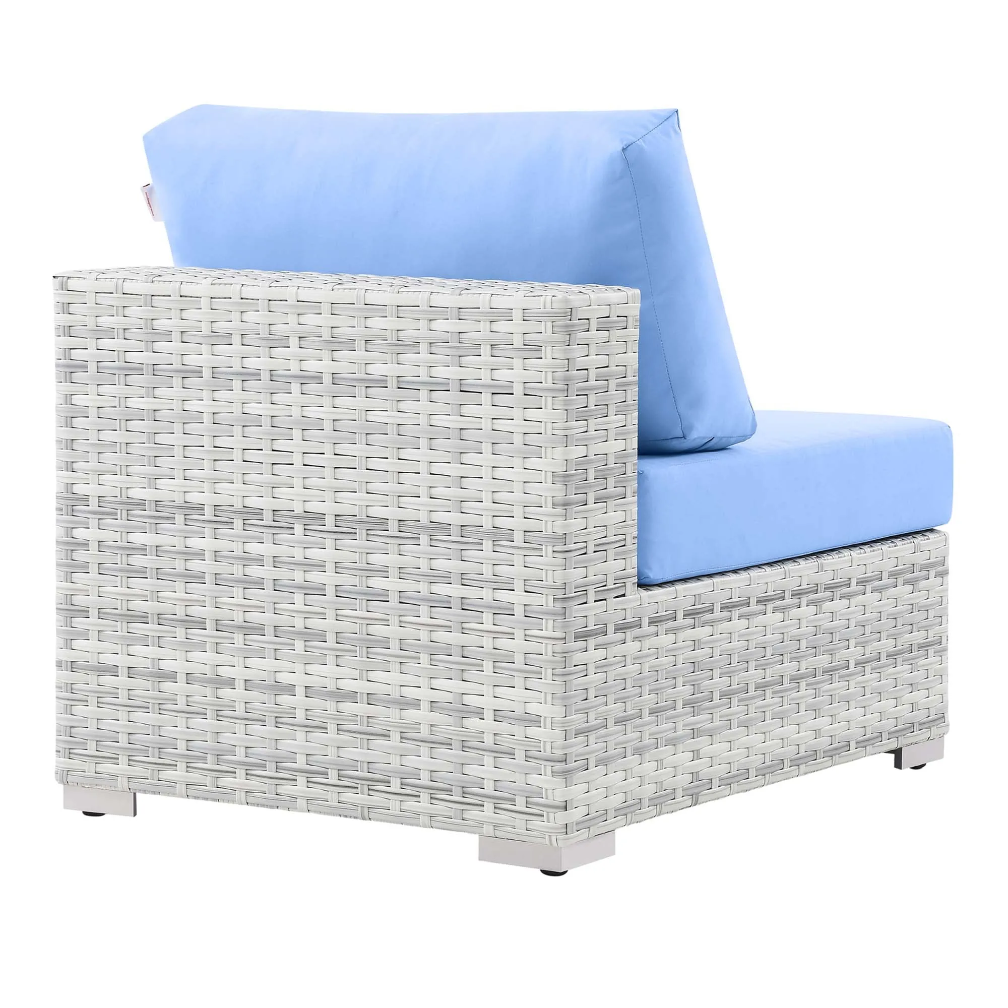 Convene Outdoor Patio Armless Chair by Modway