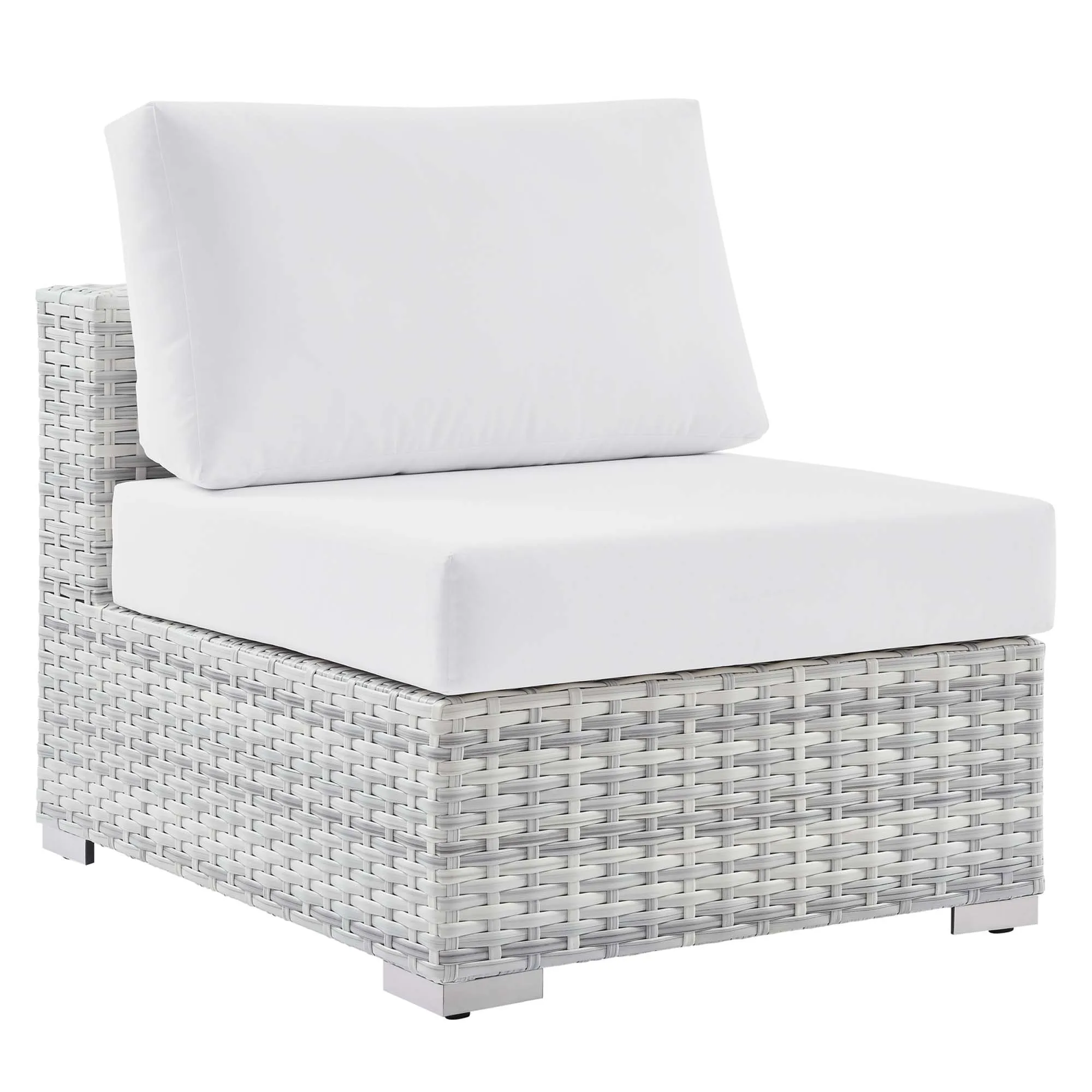 Convene Outdoor Patio Armless Chair by Modway