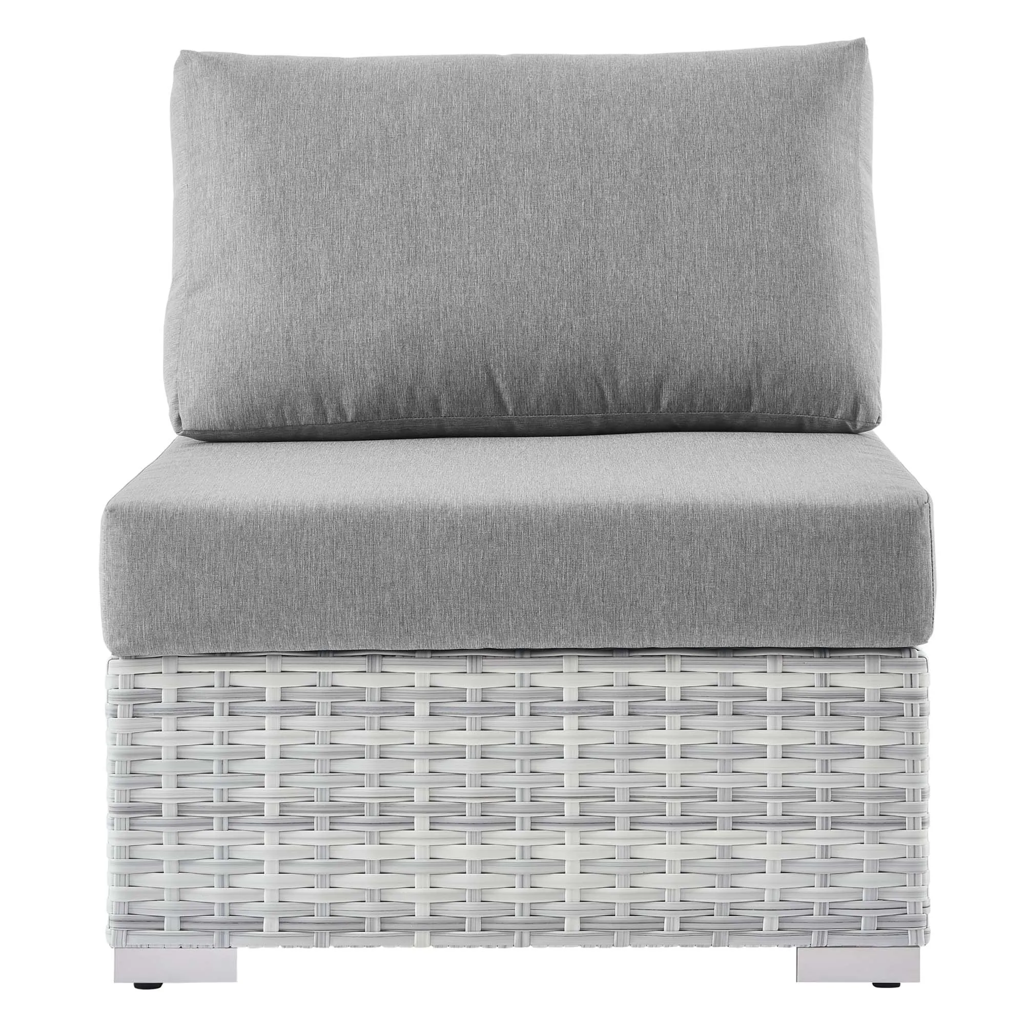 Convene Outdoor Patio Armless Chair by Modway