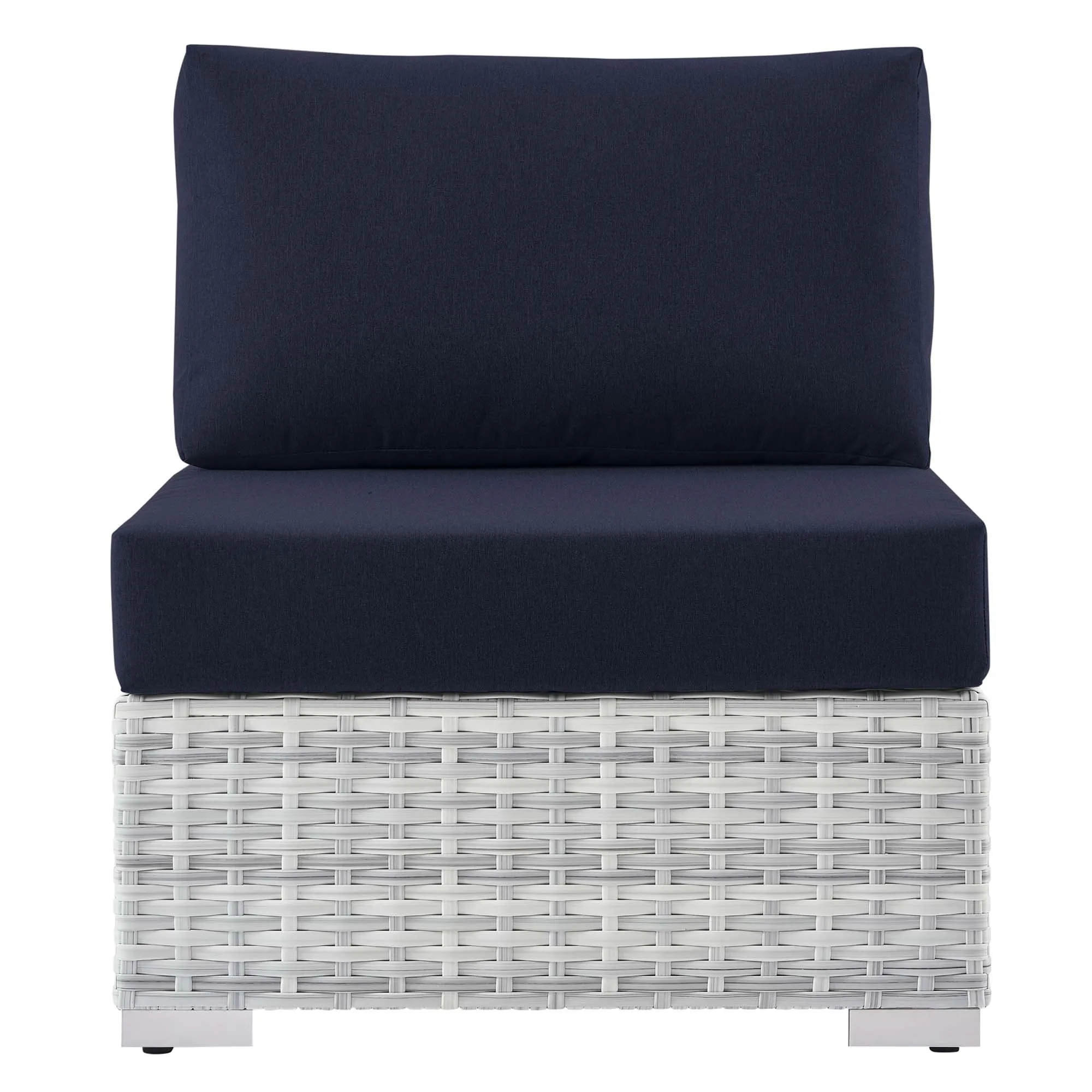 Convene Outdoor Patio Armless Chair by Modway