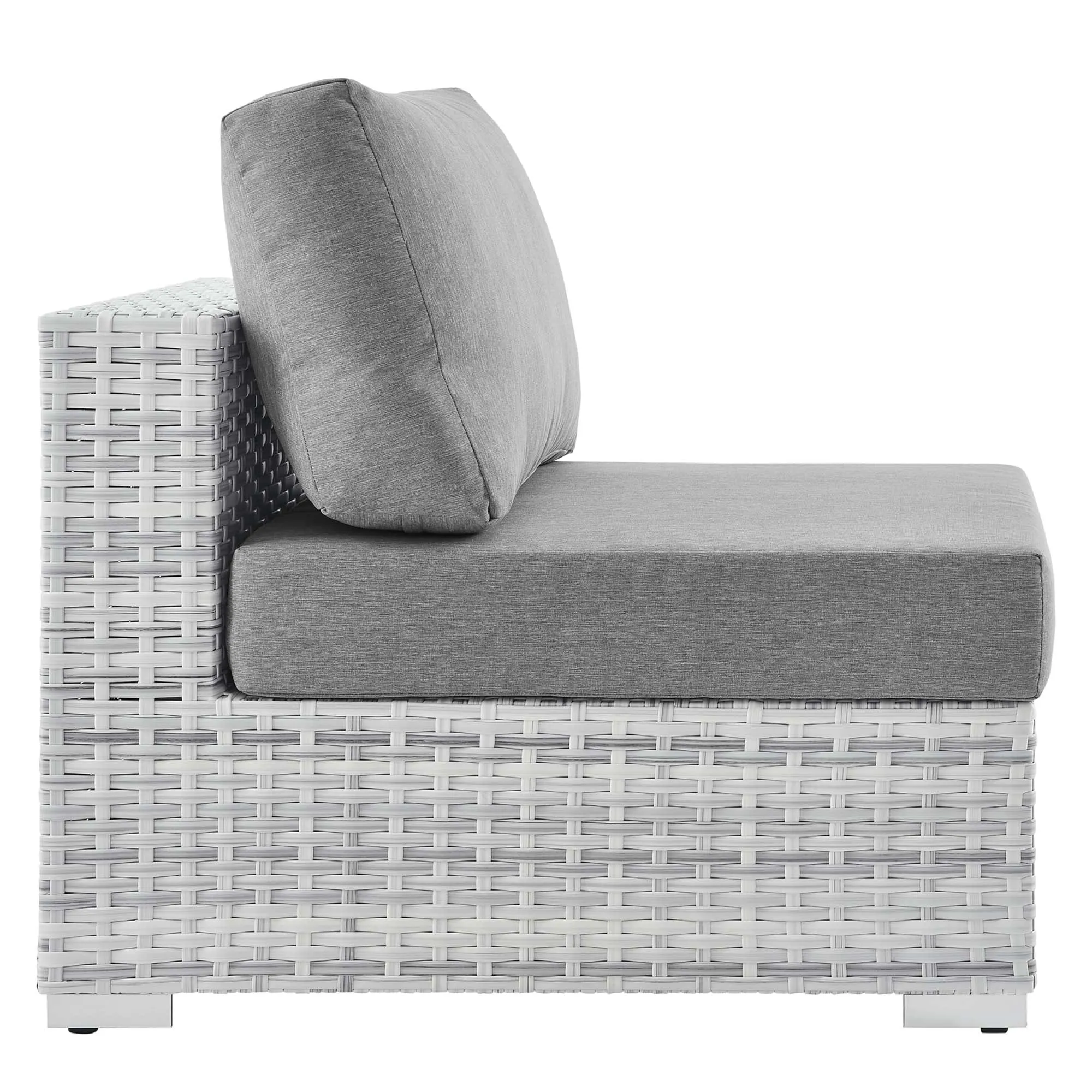 Convene Outdoor Patio Armless Chair by Modway