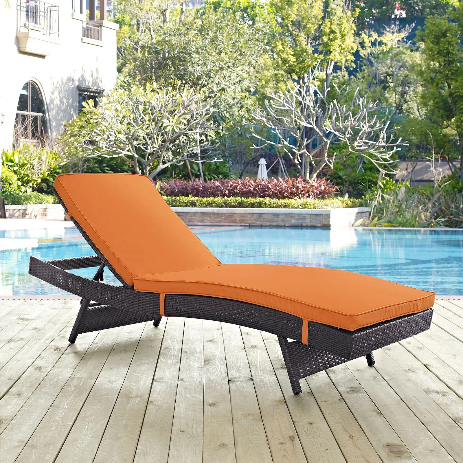 Convene Outdoor Patio Chaise by Modway
