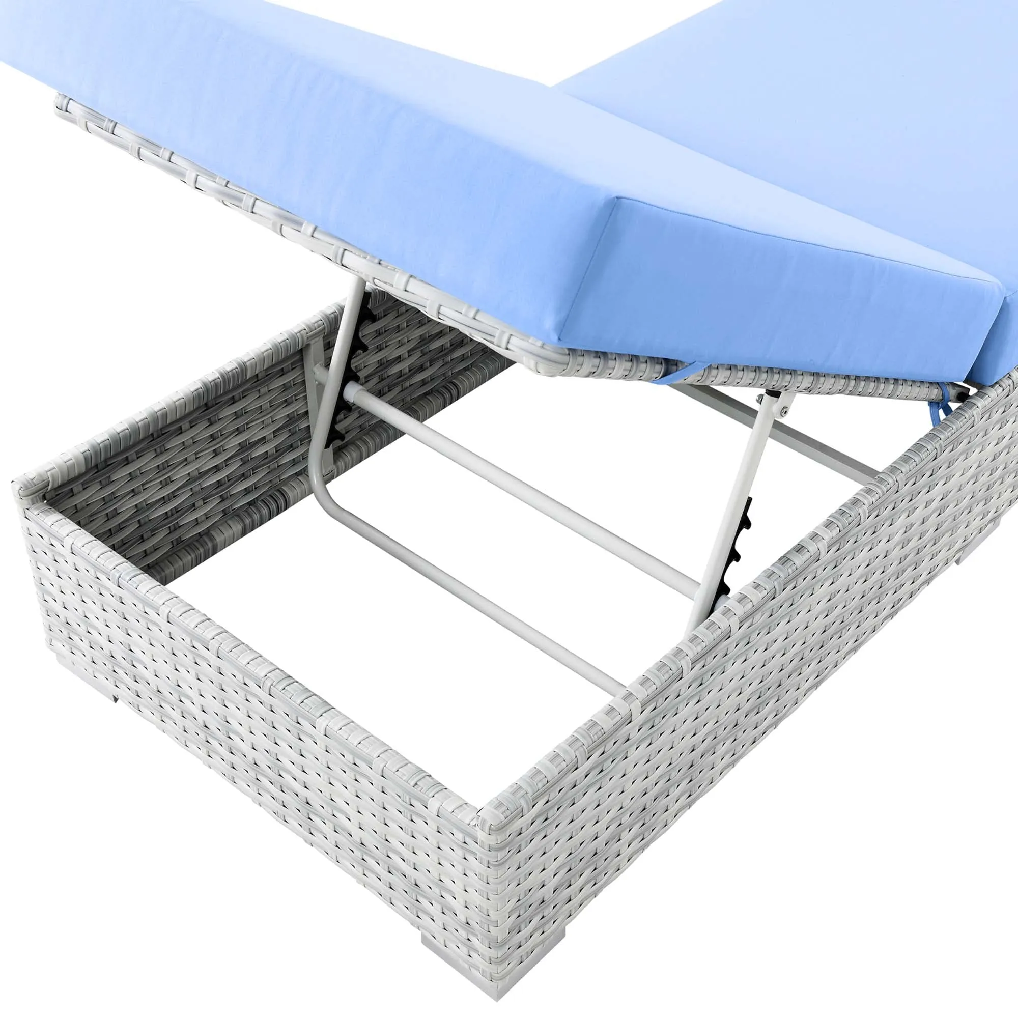 Convene Outdoor Patio Chaise by Modway
