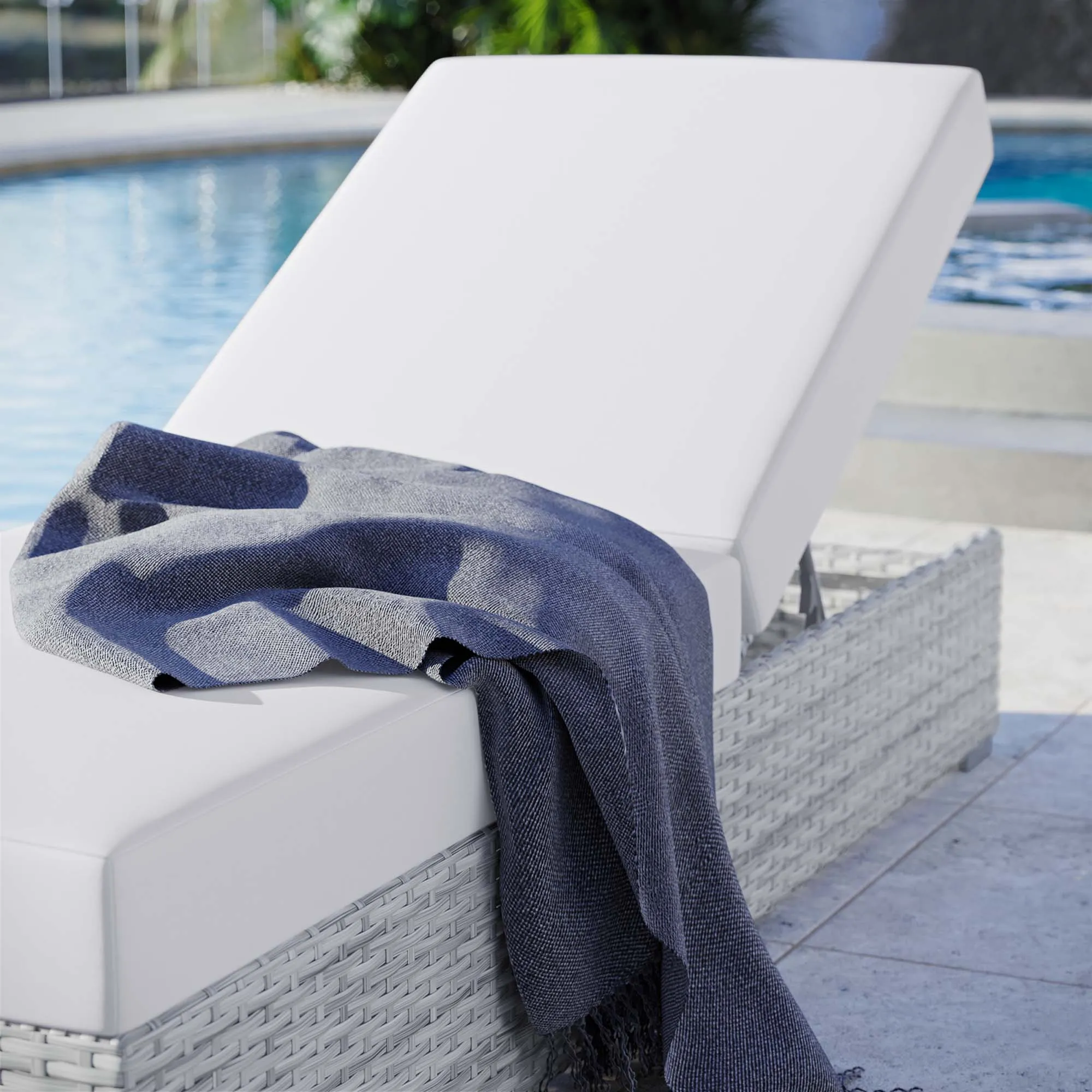 Convene Outdoor Patio Chaise by Modway