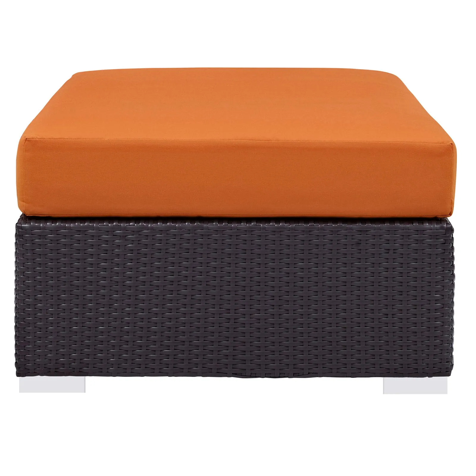 Convene Outdoor Patio Fabric Rectangle Ottoman by Modway