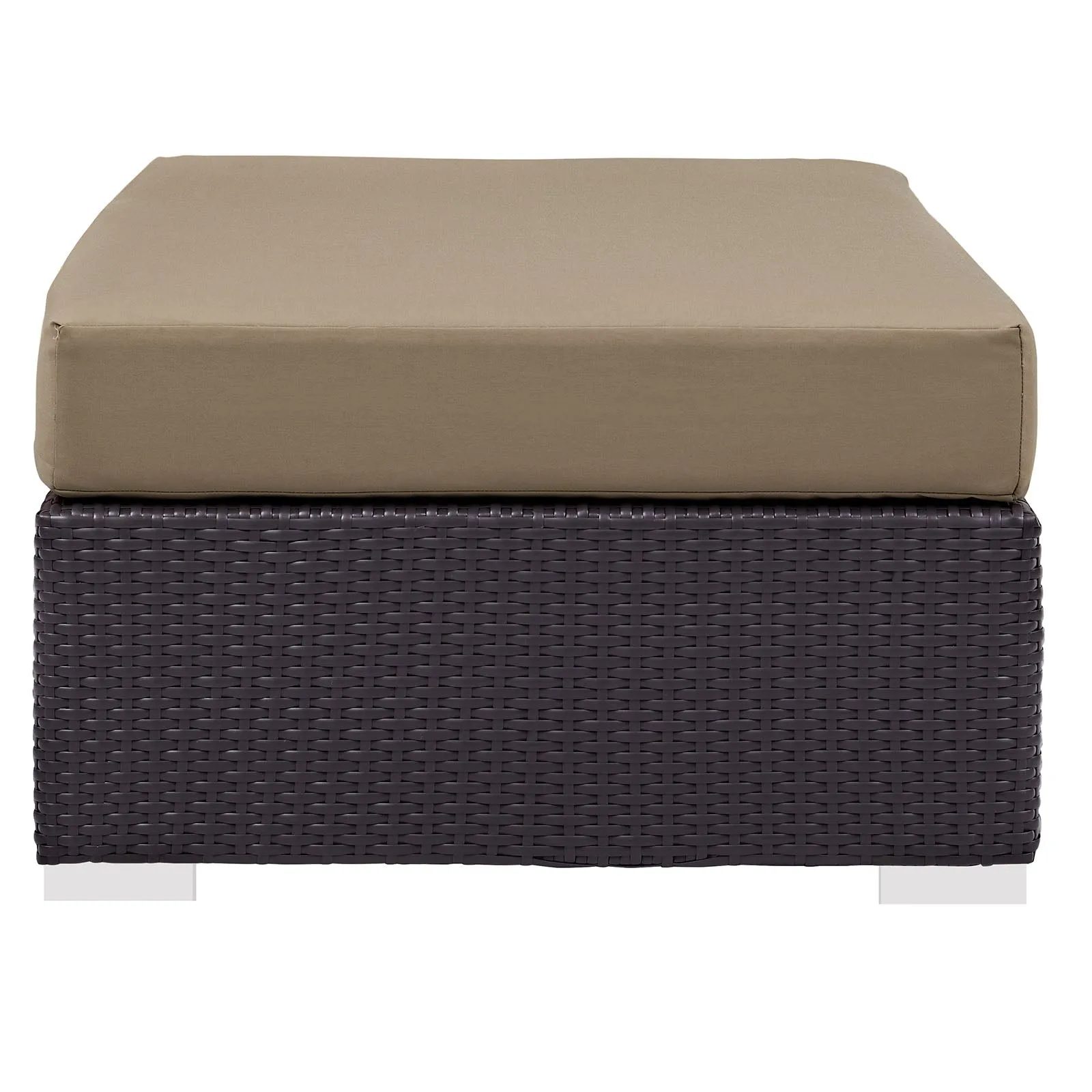 Convene Outdoor Patio Fabric Rectangle Ottoman by Modway