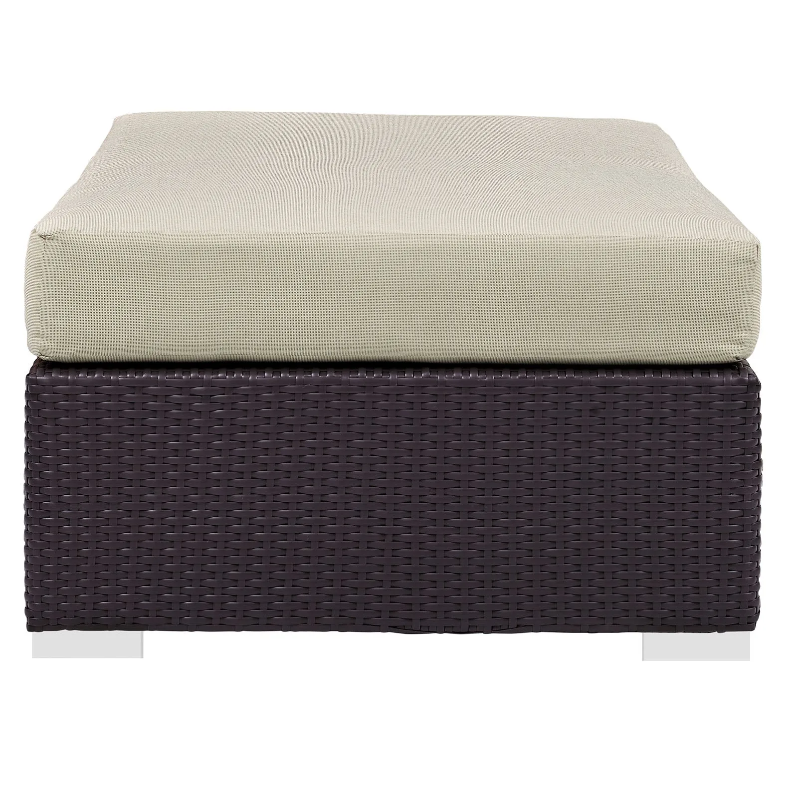 Convene Outdoor Patio Fabric Rectangle Ottoman by Modway