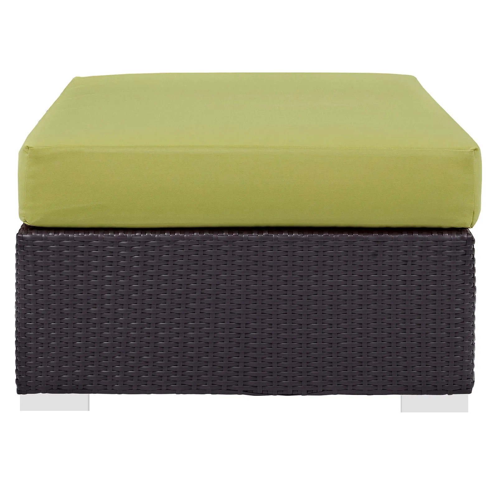 Convene Outdoor Patio Fabric Rectangle Ottoman by Modway