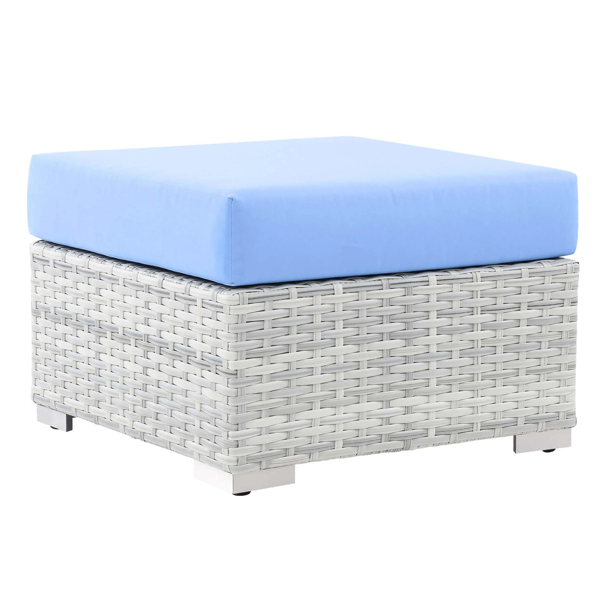Convene Outdoor Patio Ottoman by Modway