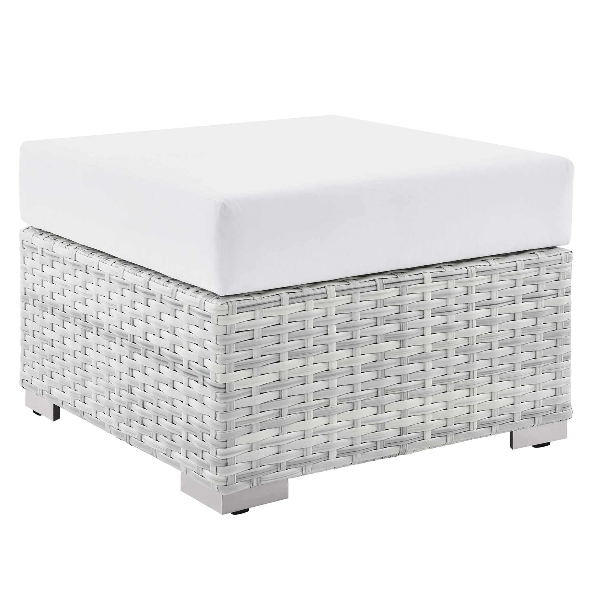 Convene Outdoor Patio Ottoman by Modway