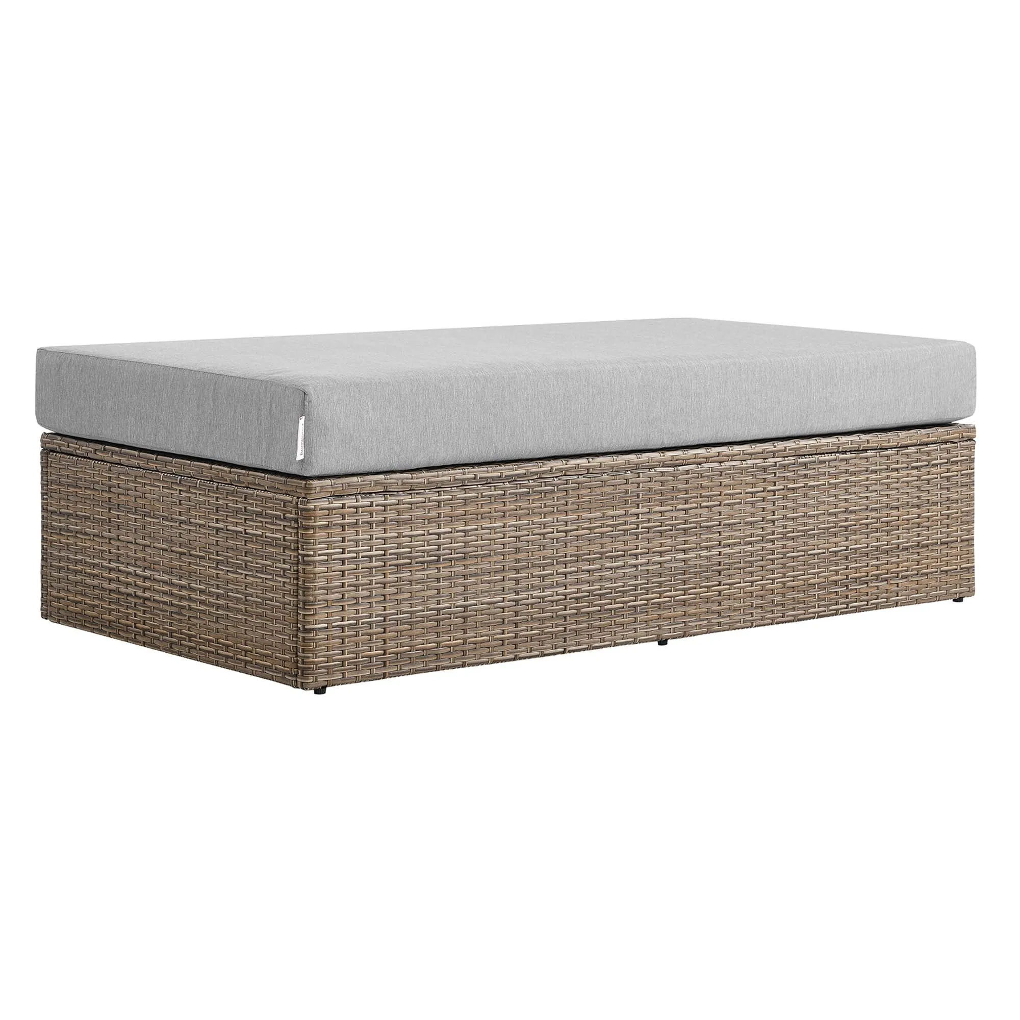 Convene Outdoor Patio Outdoor Patio Rectangle Ottoman by Modway