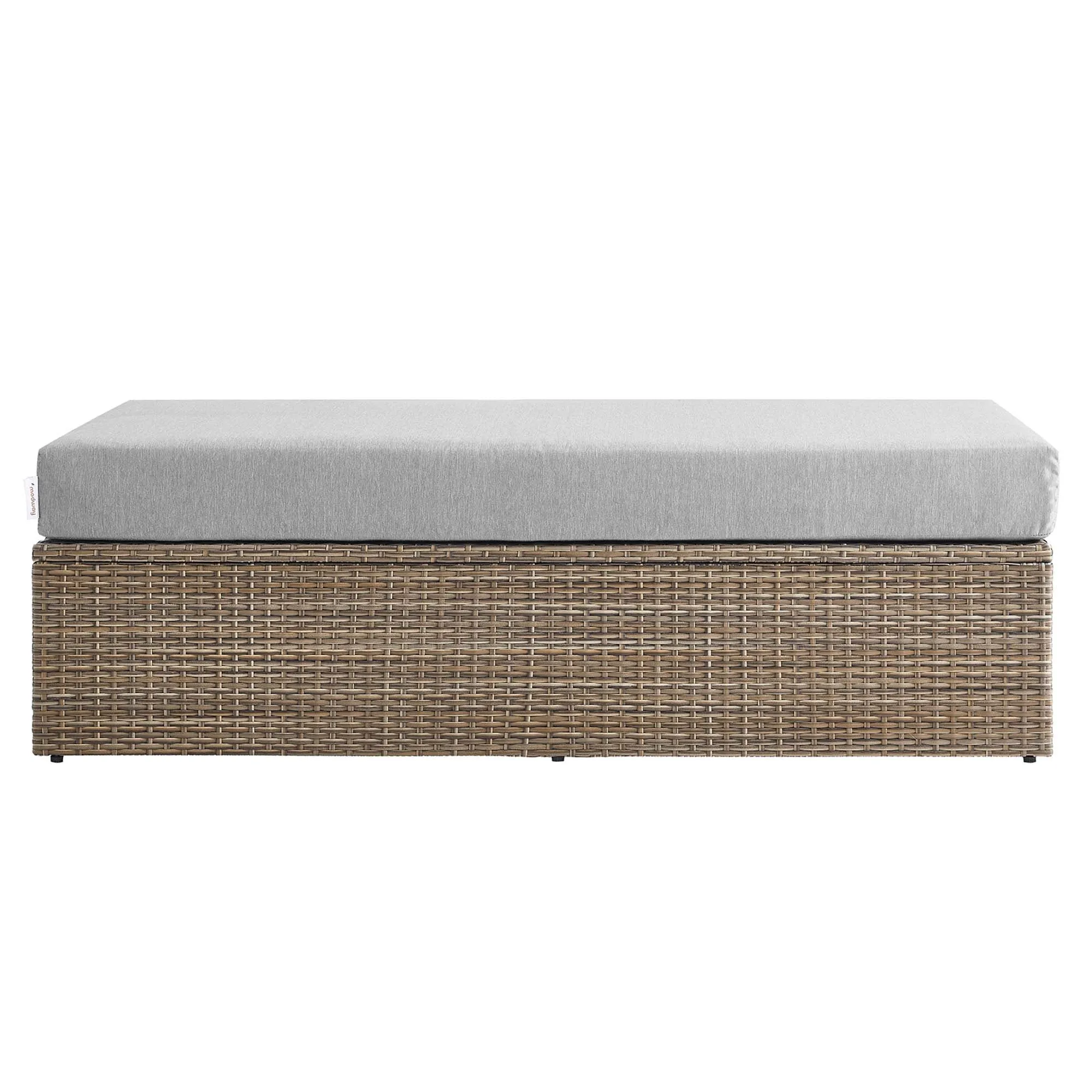 Convene Outdoor Patio Outdoor Patio Rectangle Ottoman by Modway