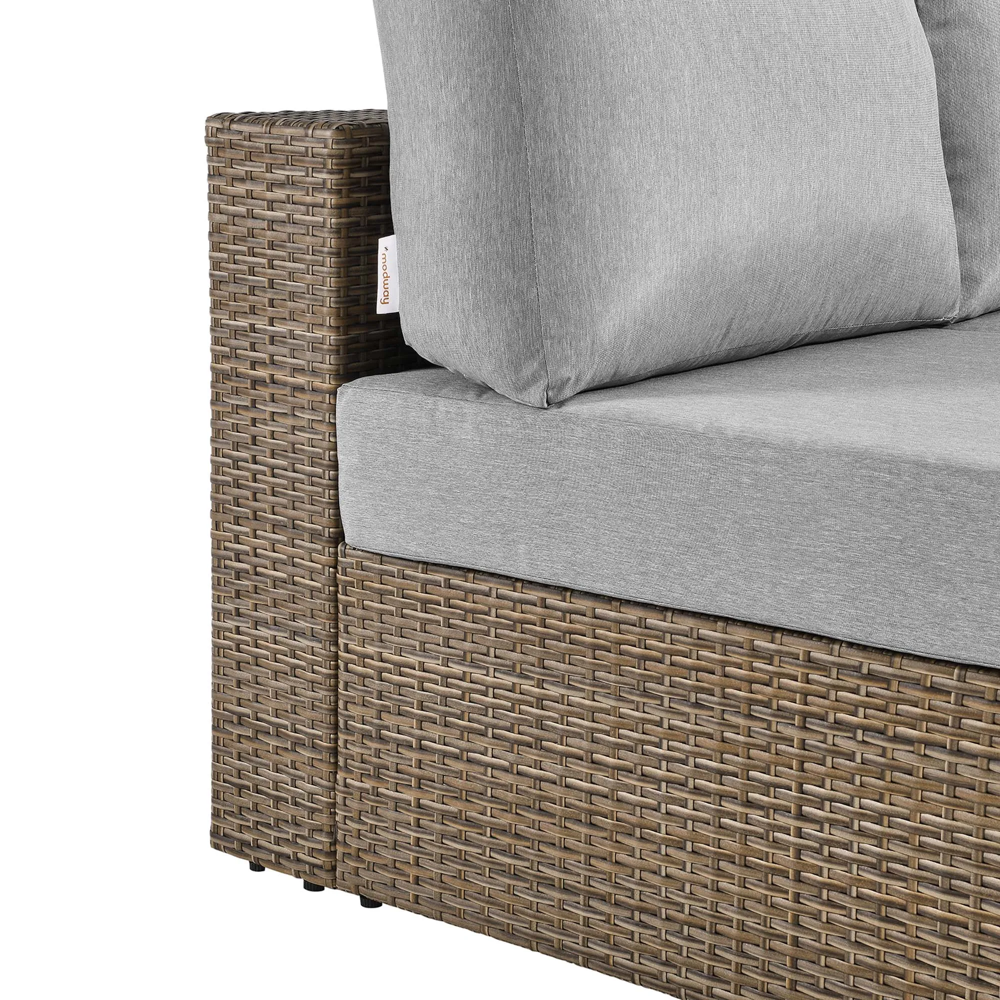 Convene Outdoor Patio Outdoor Patio Right-Arm Loveseat by Modway