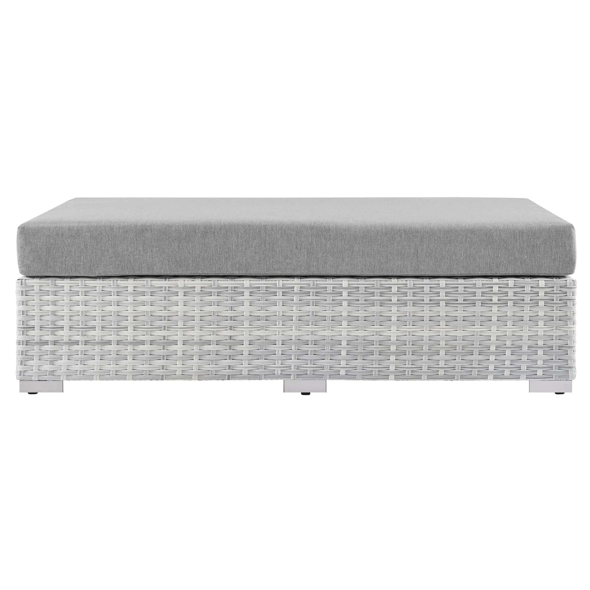 Convene Outdoor Patio Rectangular Ottoman by Modway