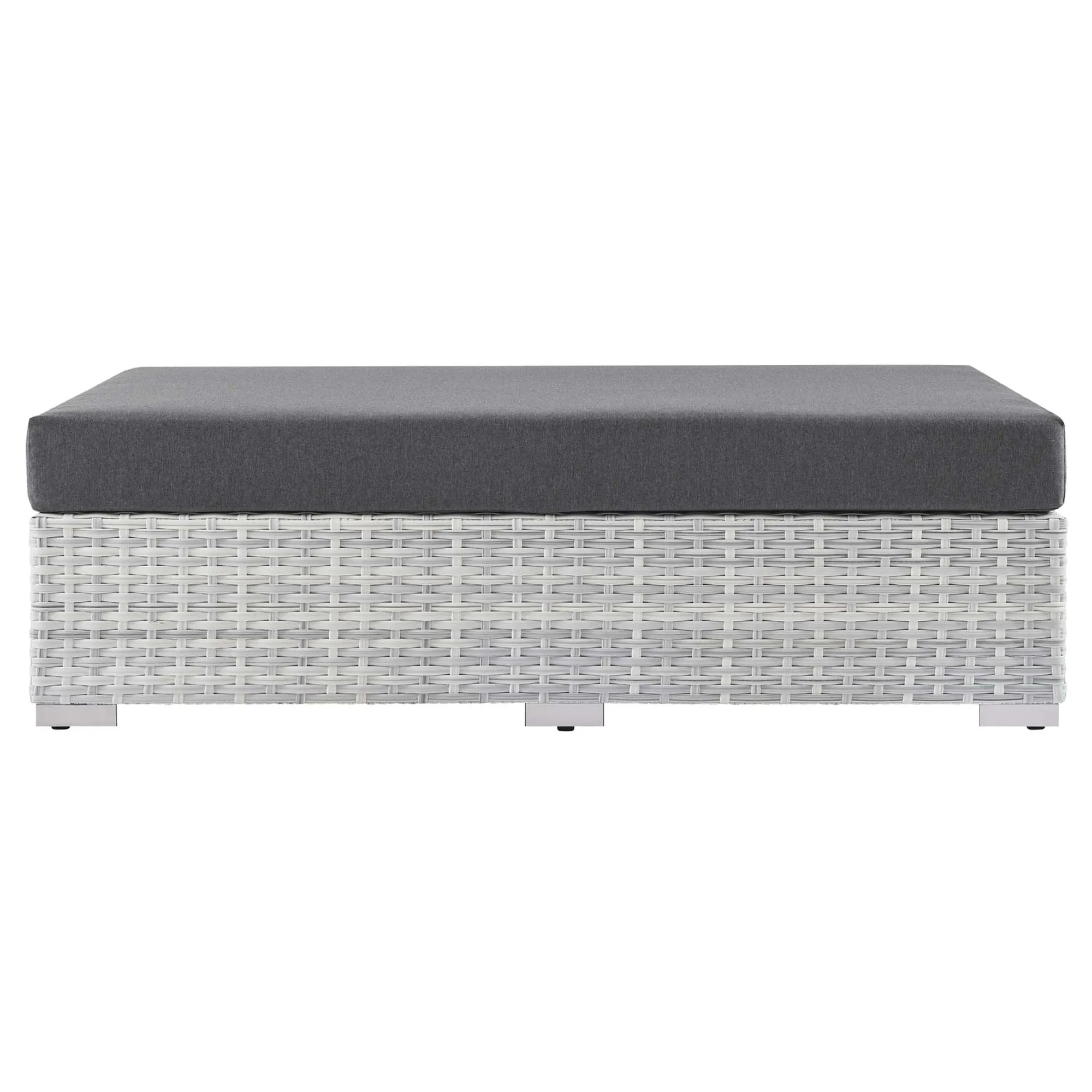 Convene Outdoor Patio Rectangular Ottoman by Modway