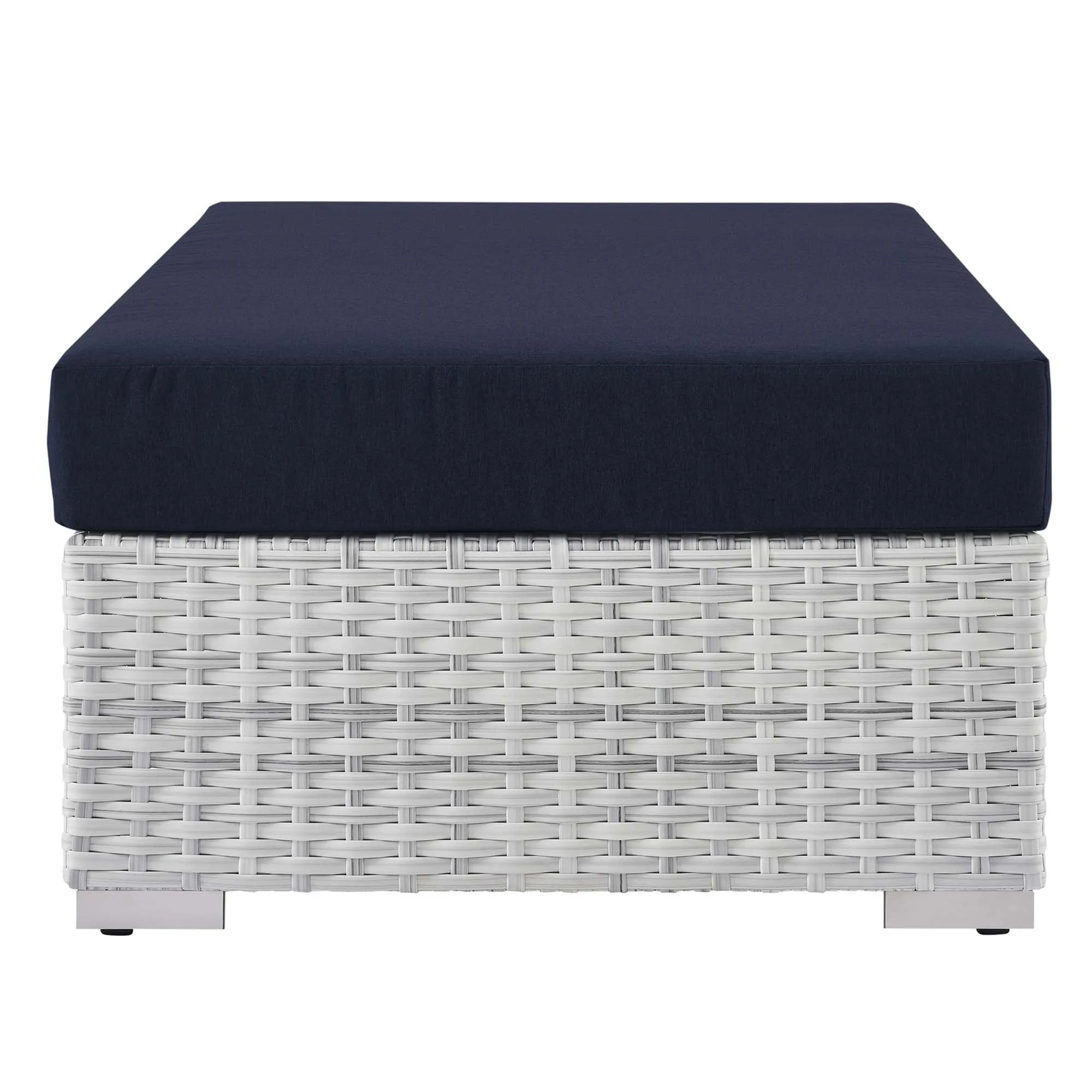 Convene Outdoor Patio Rectangular Ottoman by Modway