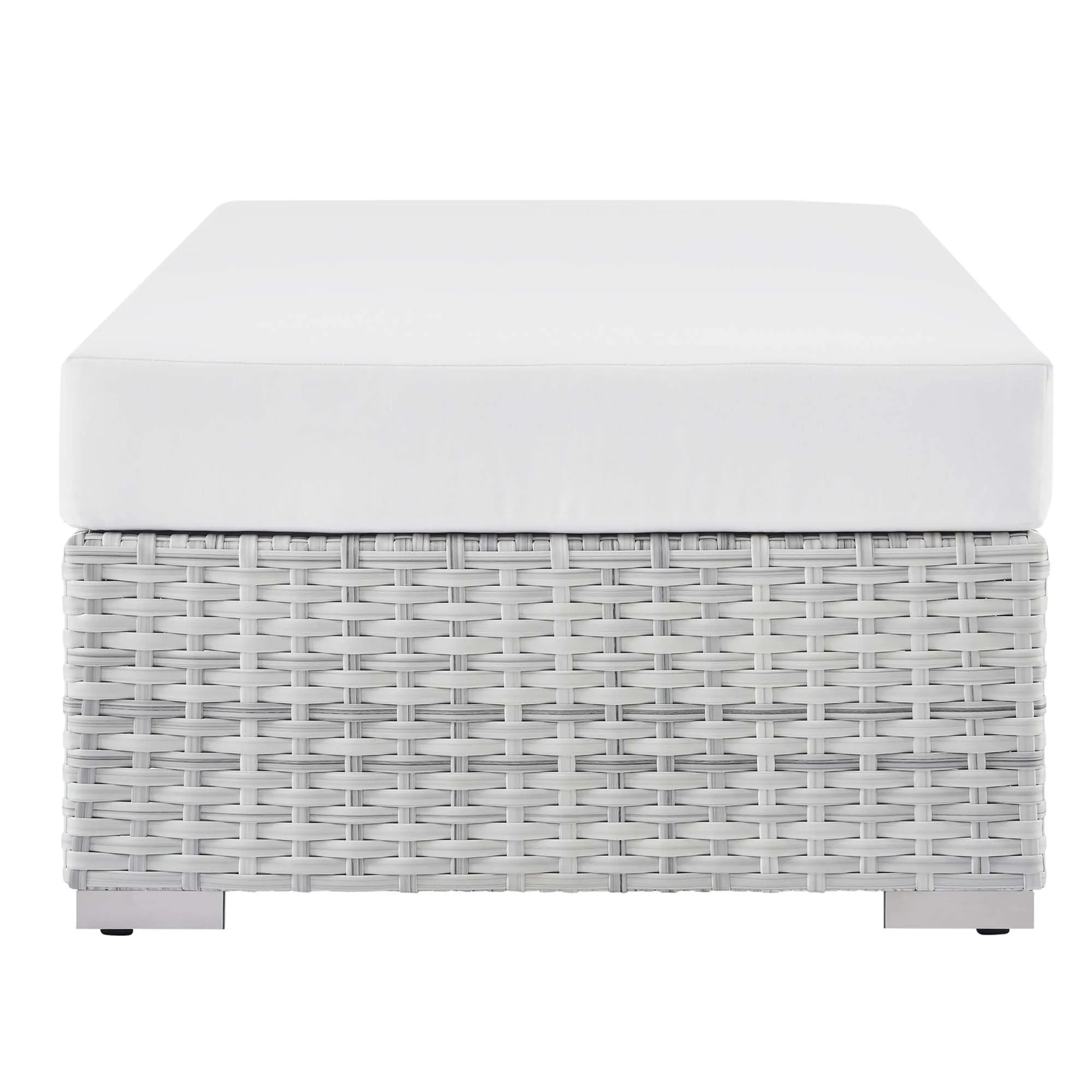 Convene Outdoor Patio Rectangular Ottoman by Modway