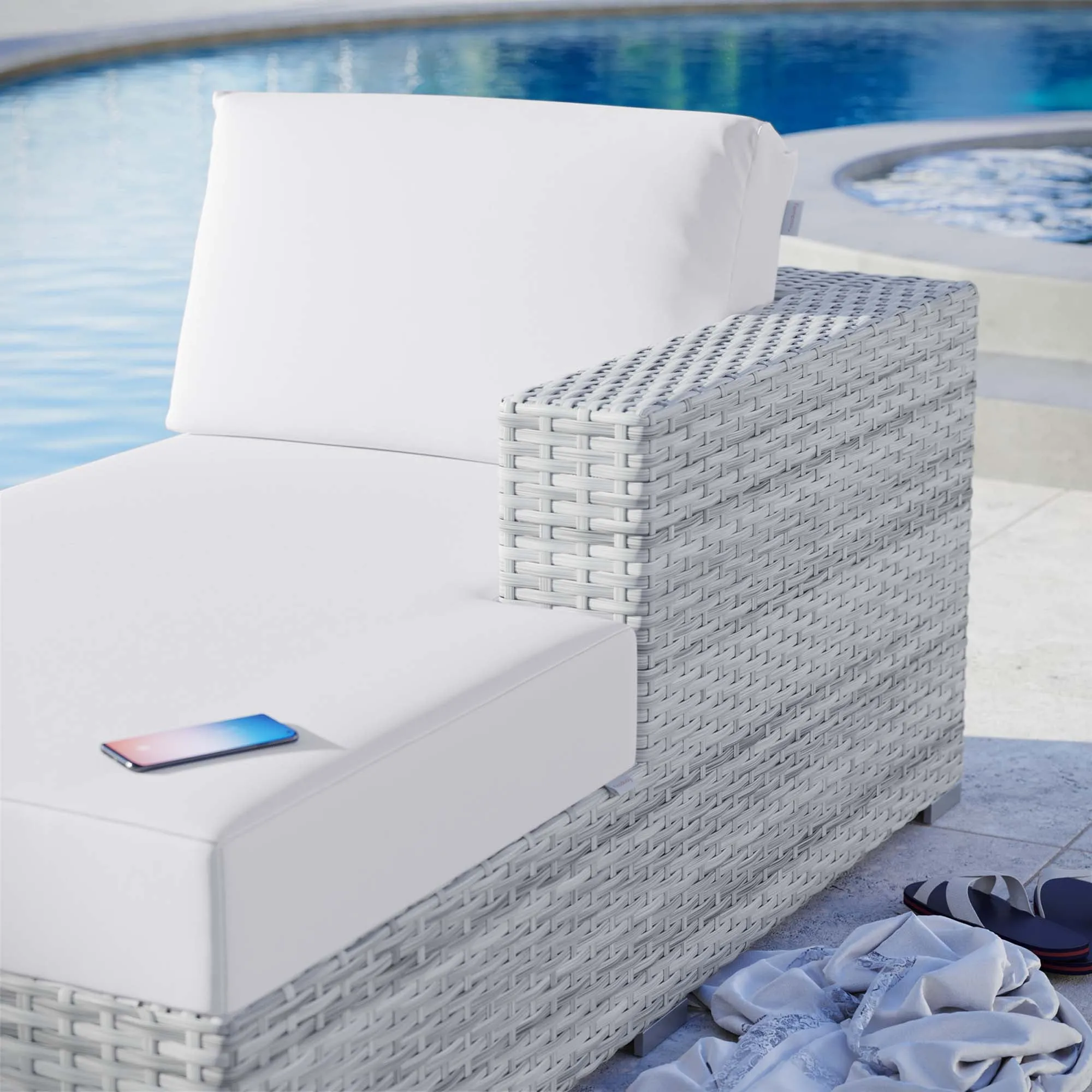 Convene Outdoor Patio Right Chaise by Modway