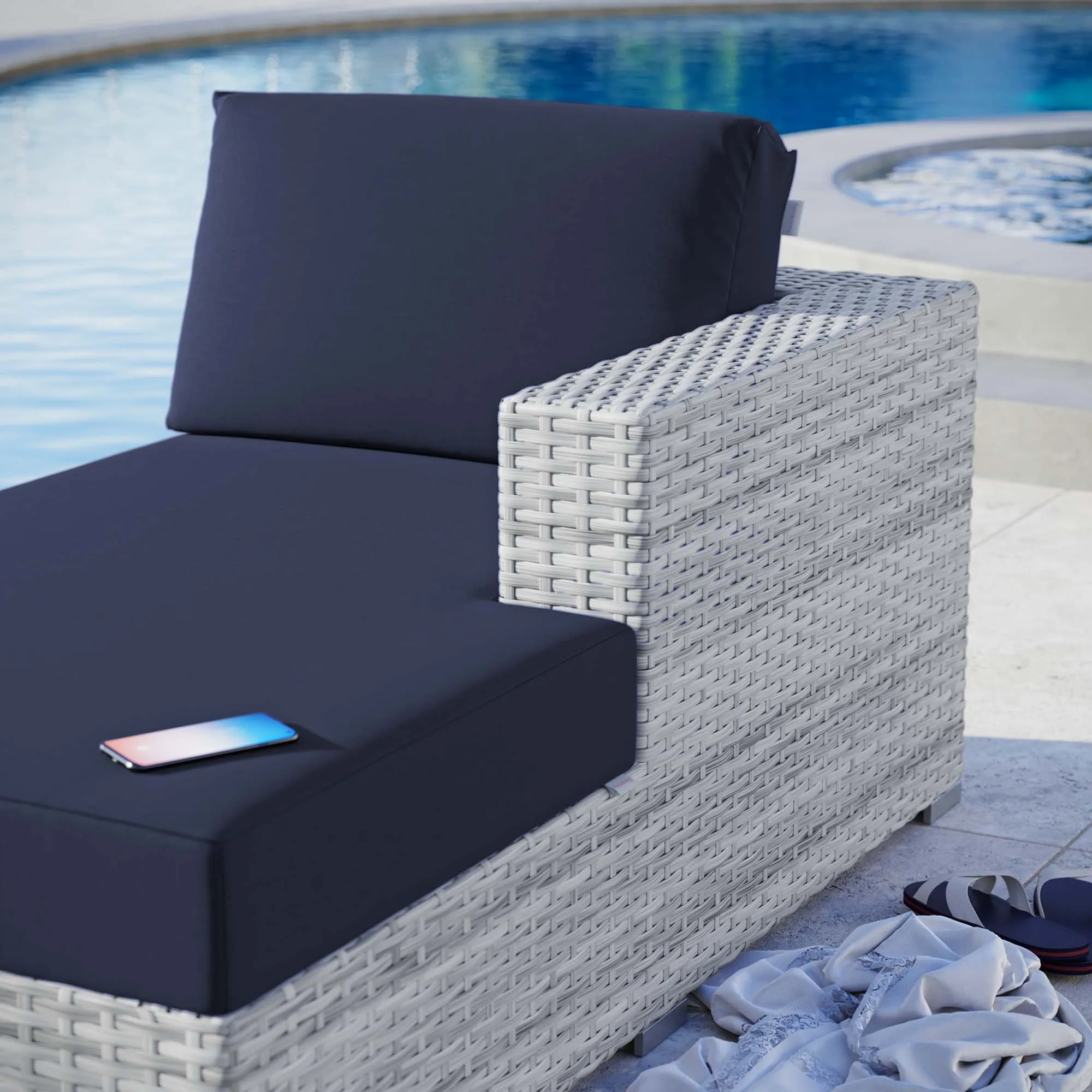 Convene Outdoor Patio Right Chaise by Modway