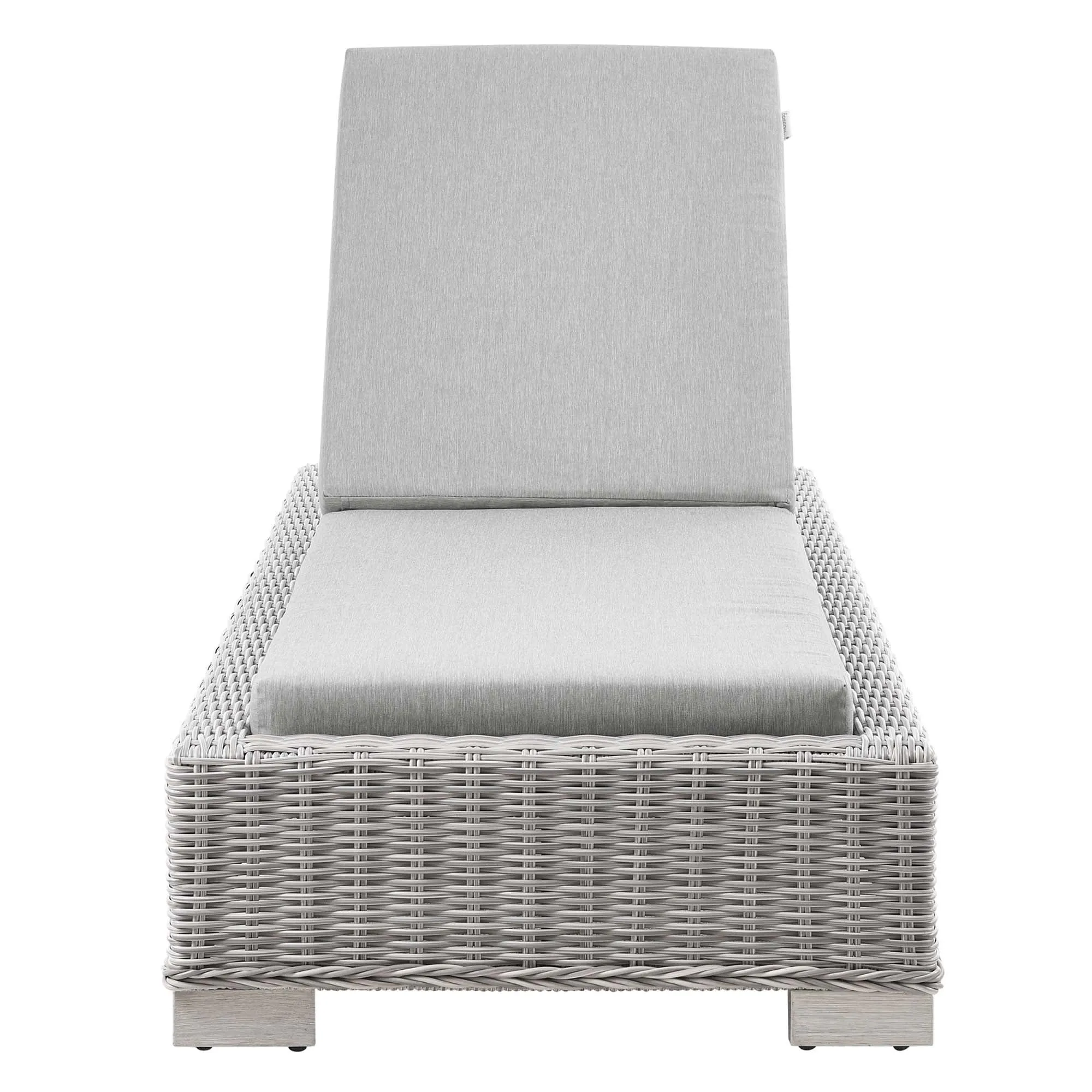 Conway Outdoor Patio Wicker Rattan Chaise Lounge by Modway