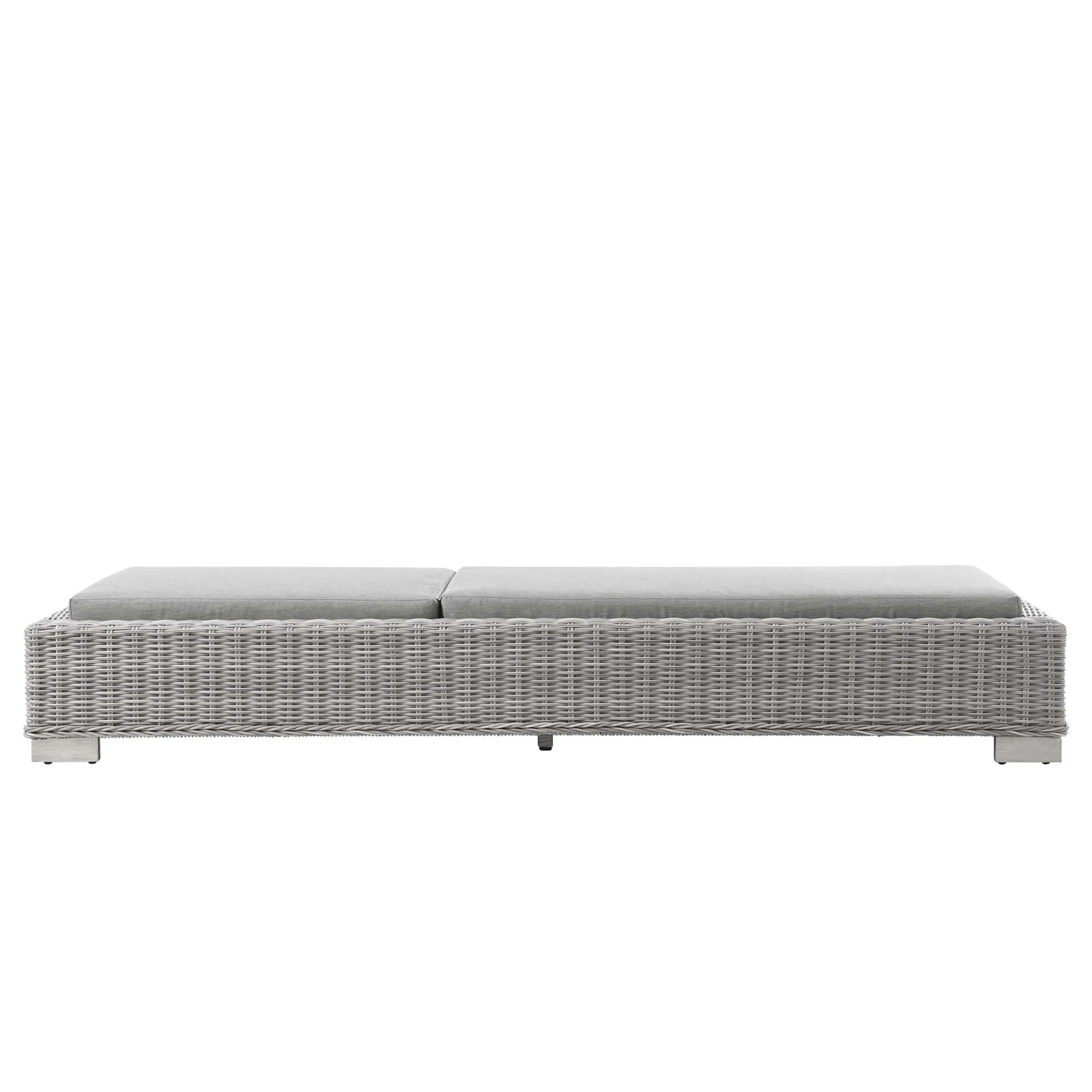 Conway Outdoor Patio Wicker Rattan Chaise Lounge by Modway
