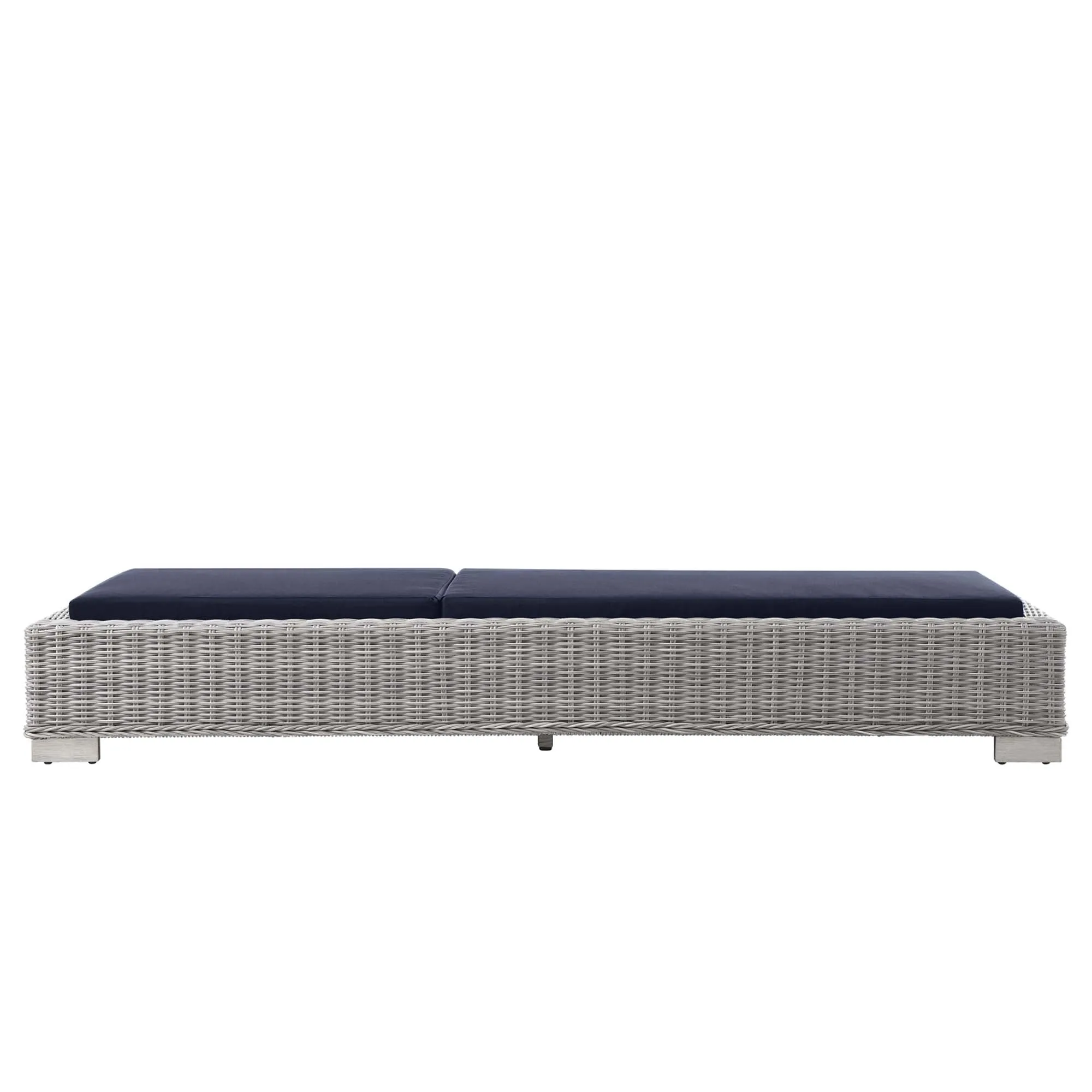 Conway Outdoor Patio Wicker Rattan Chaise Lounge by Modway