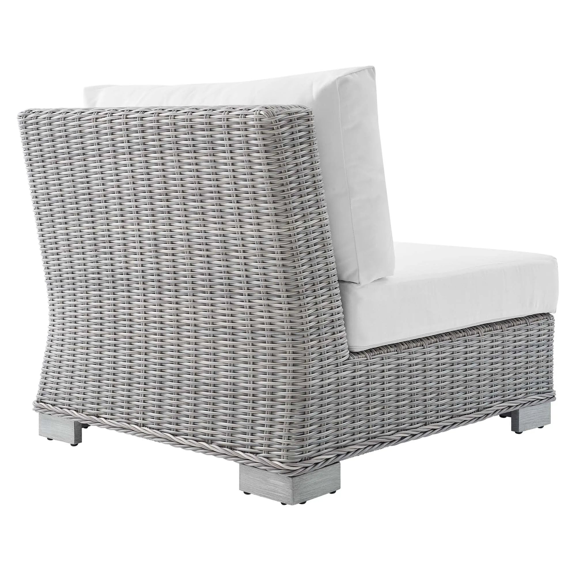 Conway Sunbrella® Outdoor Patio Wicker Rattan Armless Chair by Modway