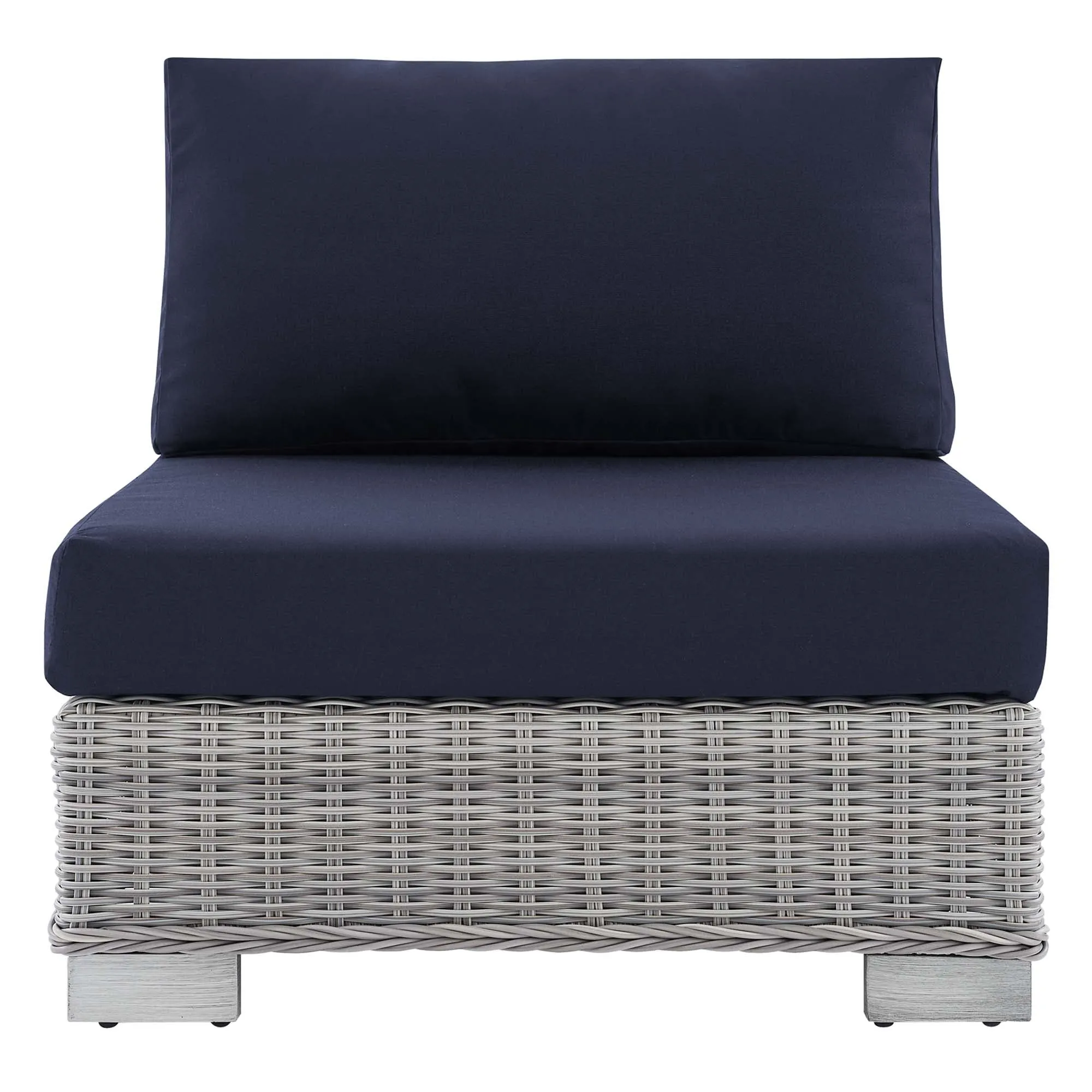 Conway Sunbrella® Outdoor Patio Wicker Rattan Armless Chair by Modway
