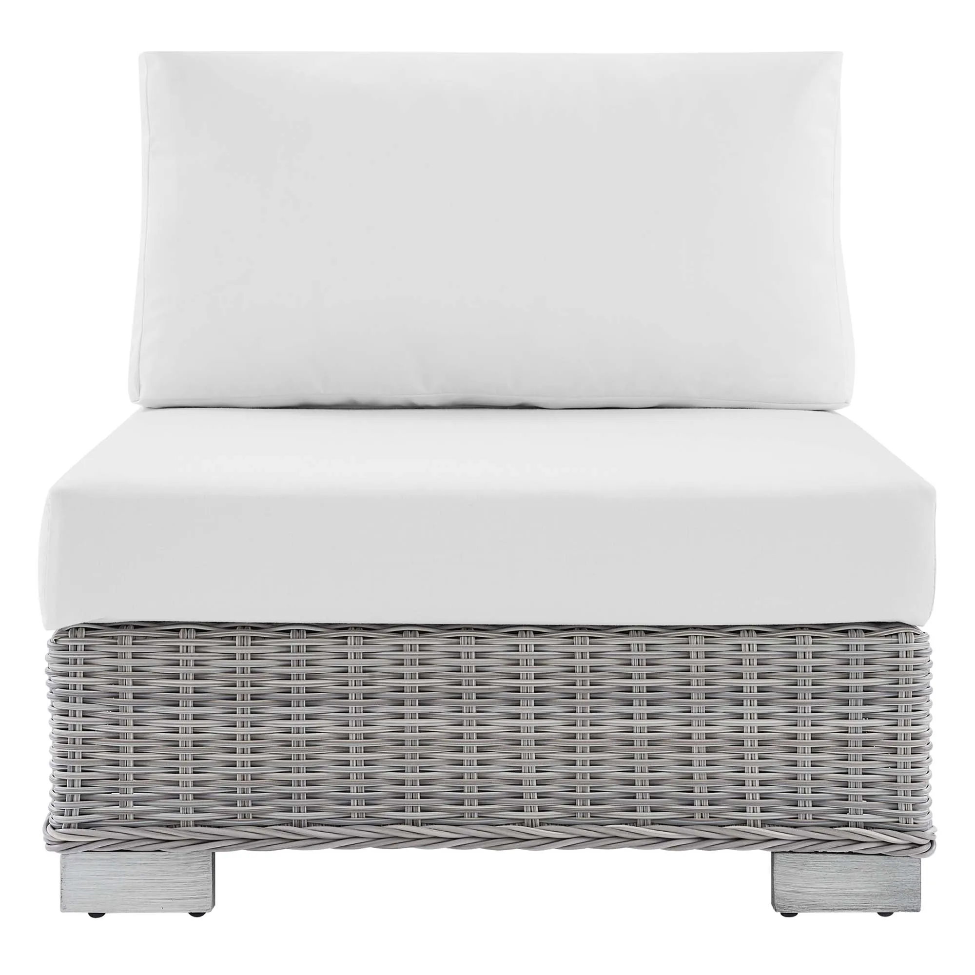 Conway Sunbrella® Outdoor Patio Wicker Rattan Armless Chair by Modway