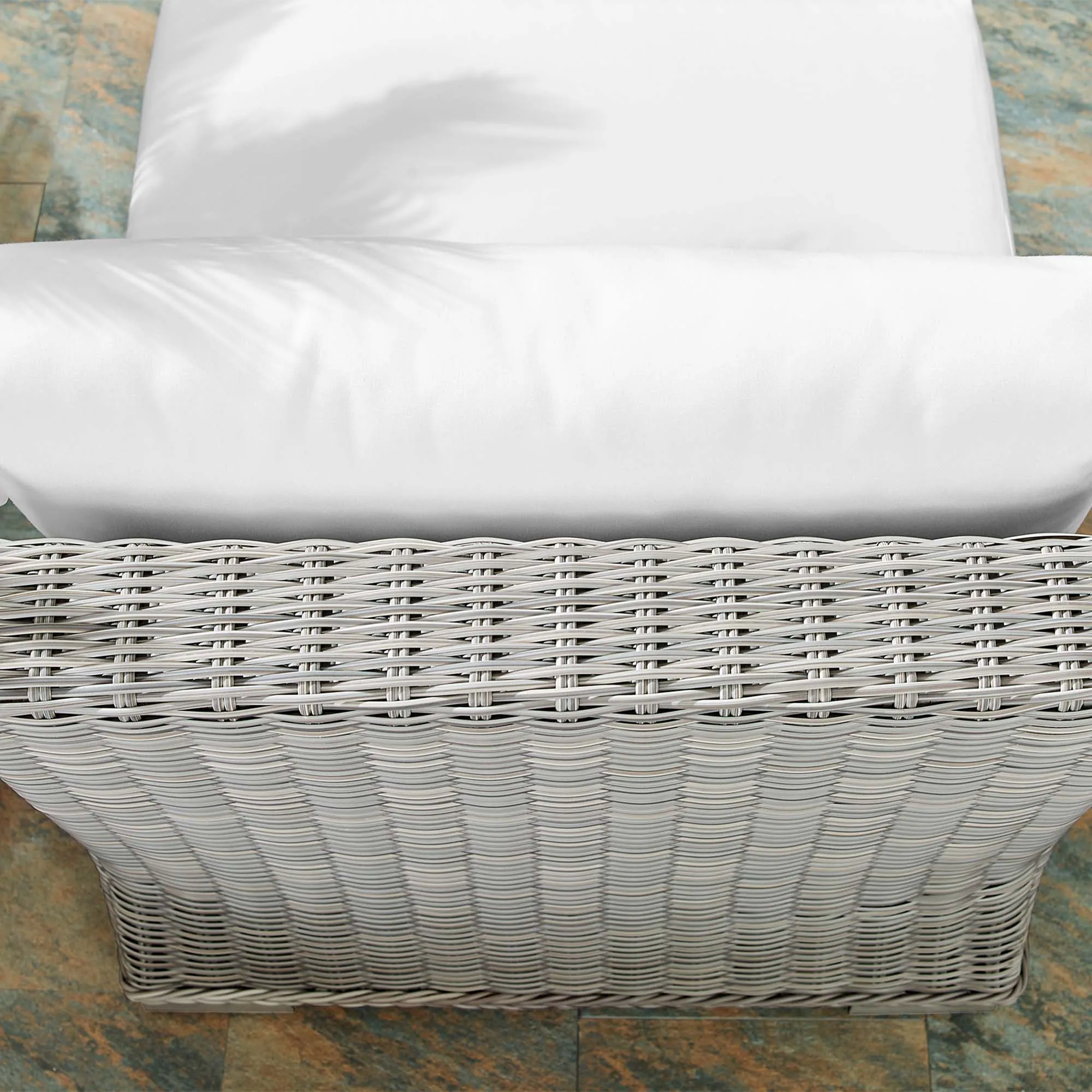 Conway Sunbrella® Outdoor Patio Wicker Rattan Armless Chair by Modway