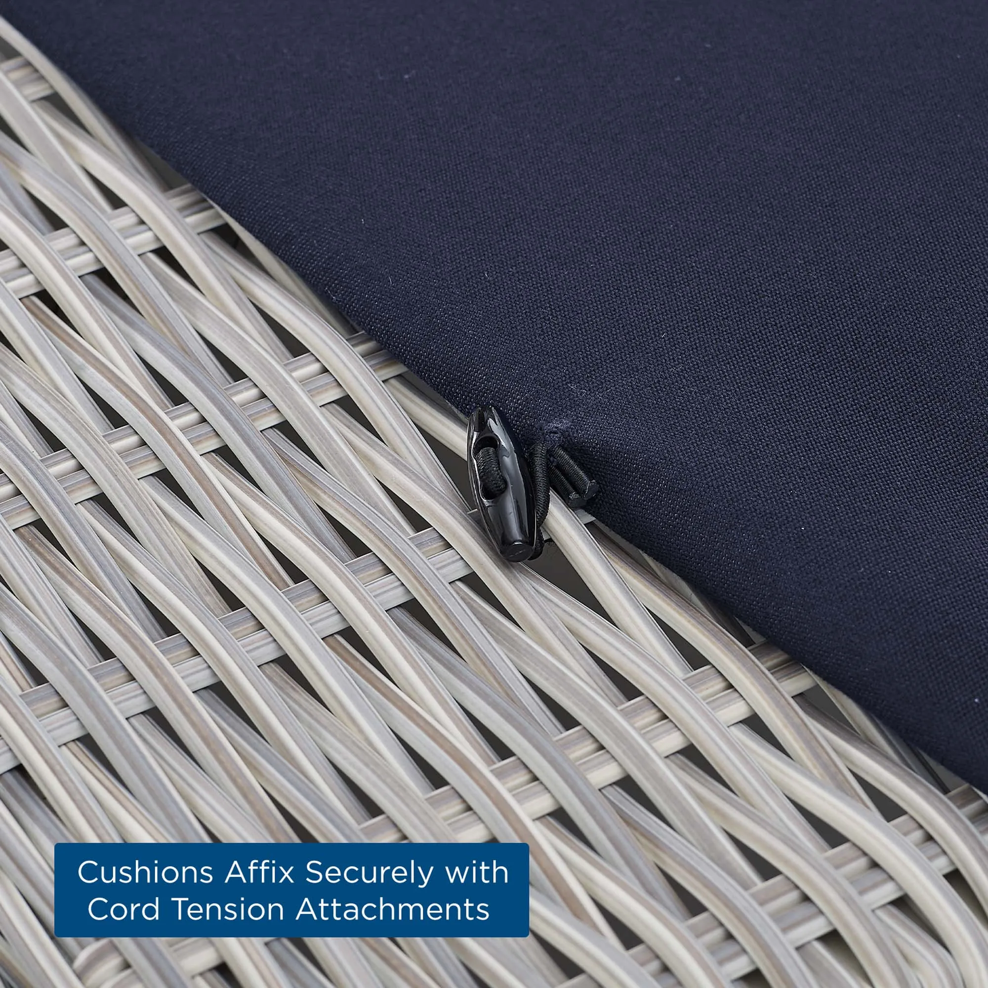 Conway Sunbrella® Outdoor Patio Wicker Rattan Armless Chair by Modway