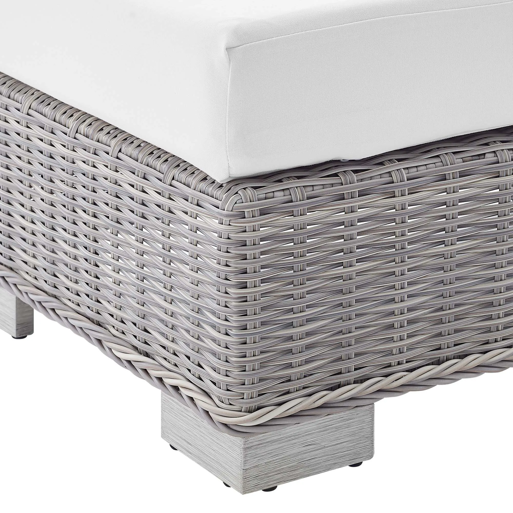 Conway Sunbrella® Outdoor Patio Wicker Rattan Armless Chair by Modway