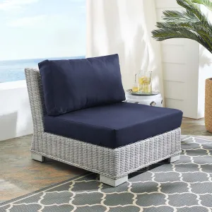 Conway Sunbrella® Outdoor Patio Wicker Rattan Armless Chair by Modway