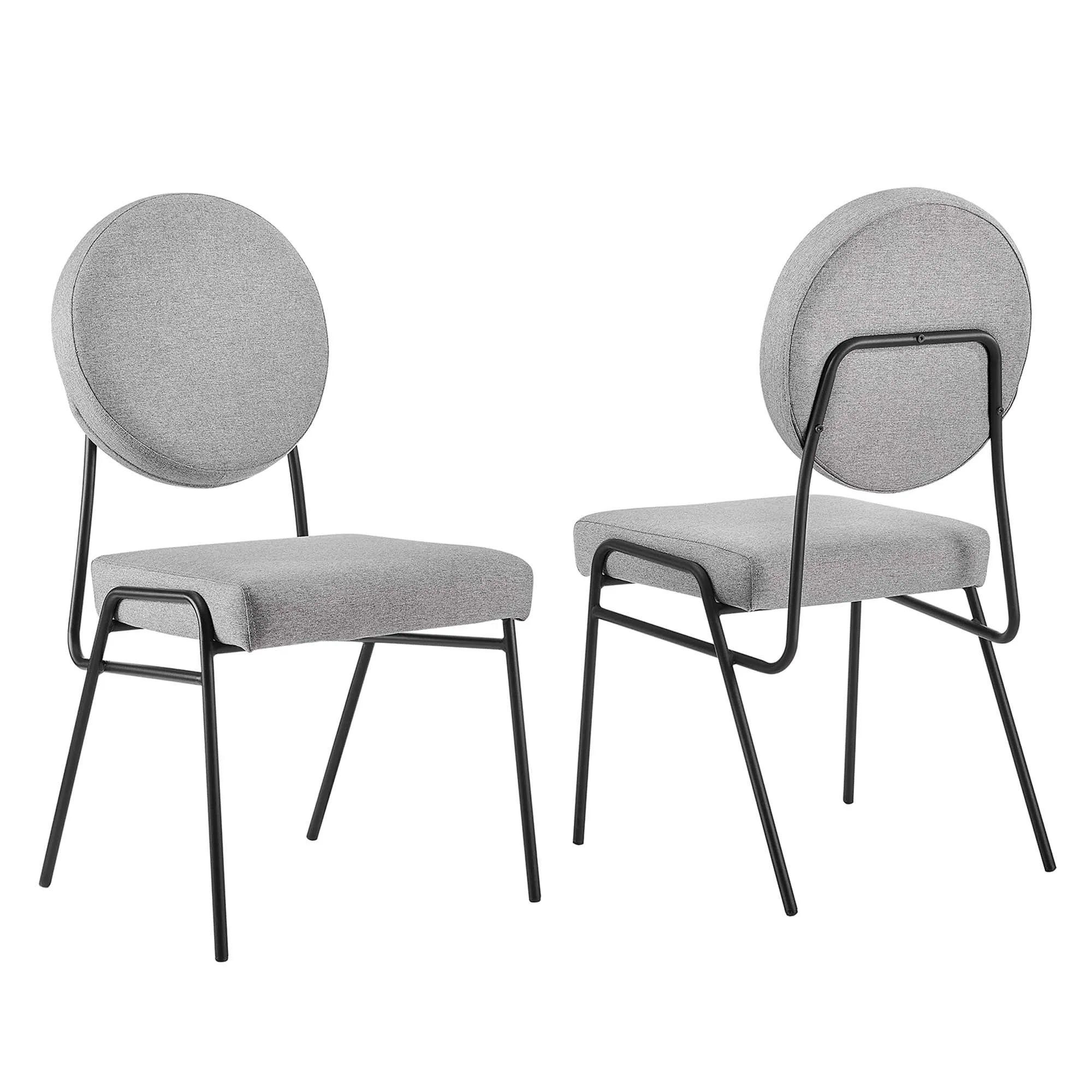 Craft Upholstered Fabric Dining Side Chairs - Set of 2 by Modway