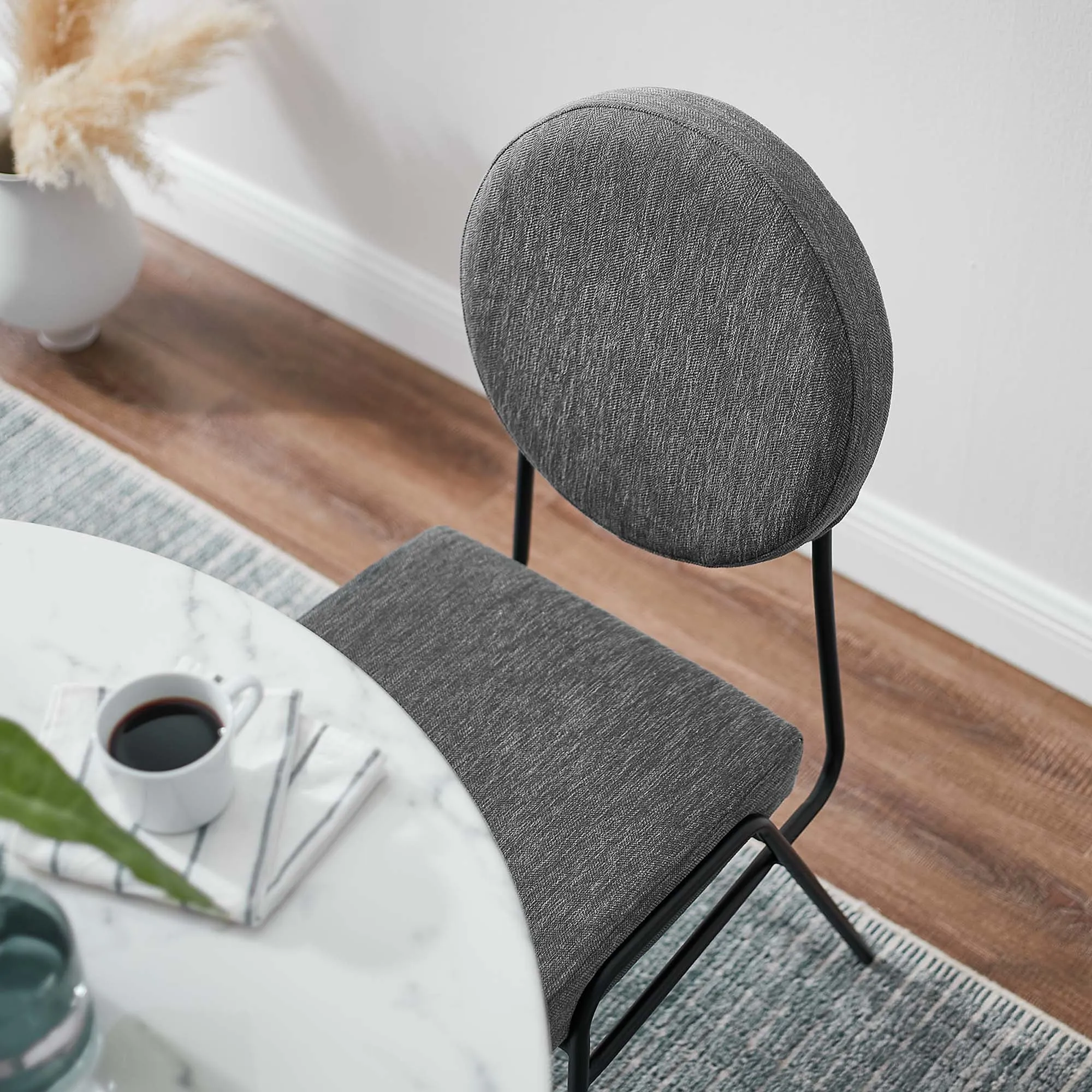 Craft Upholstered Fabric Dining Side Chairs - Set of 2 by Modway