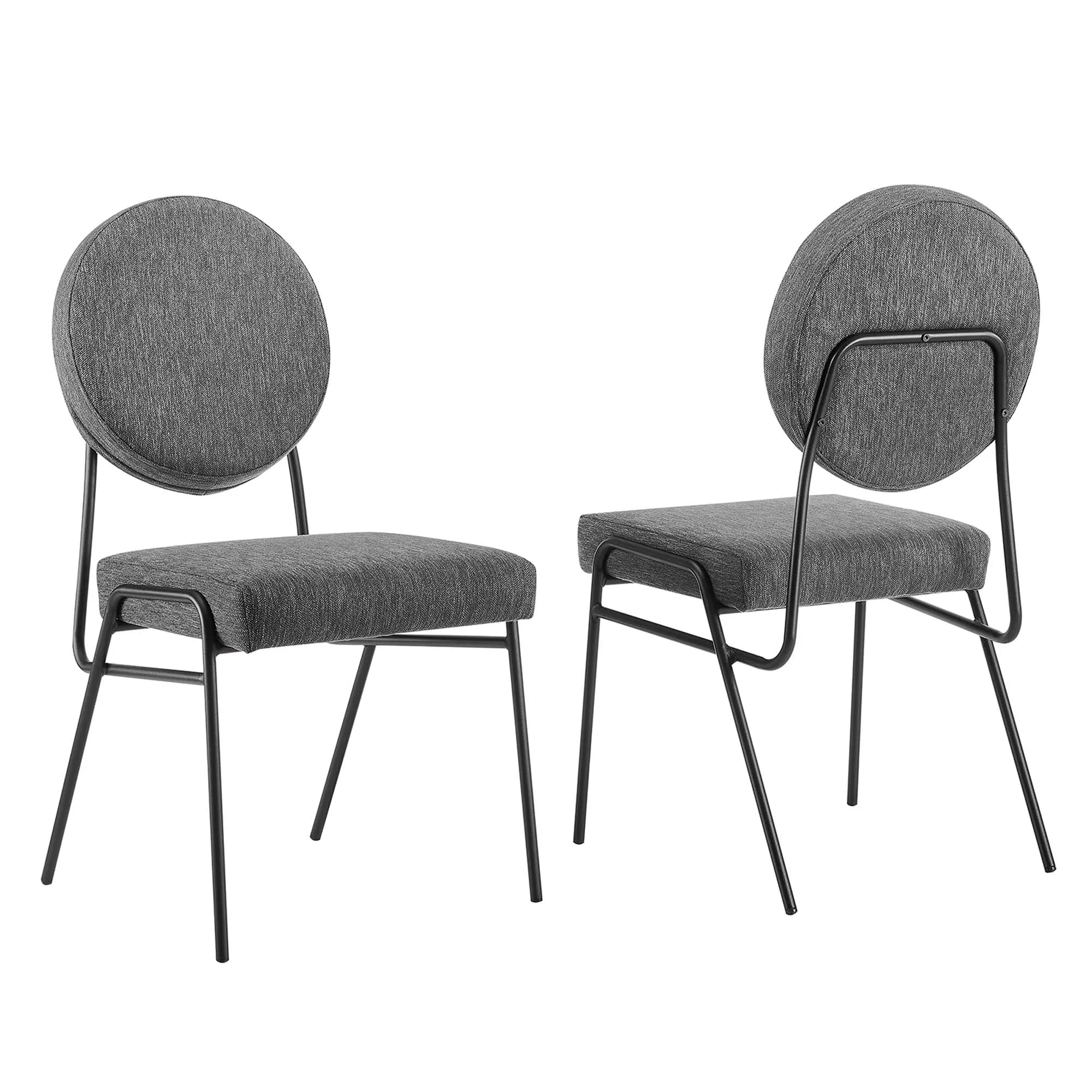 Craft Upholstered Fabric Dining Side Chairs - Set of 2 by Modway