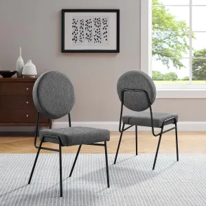 Craft Upholstered Fabric Dining Side Chairs - Set of 2 by Modway