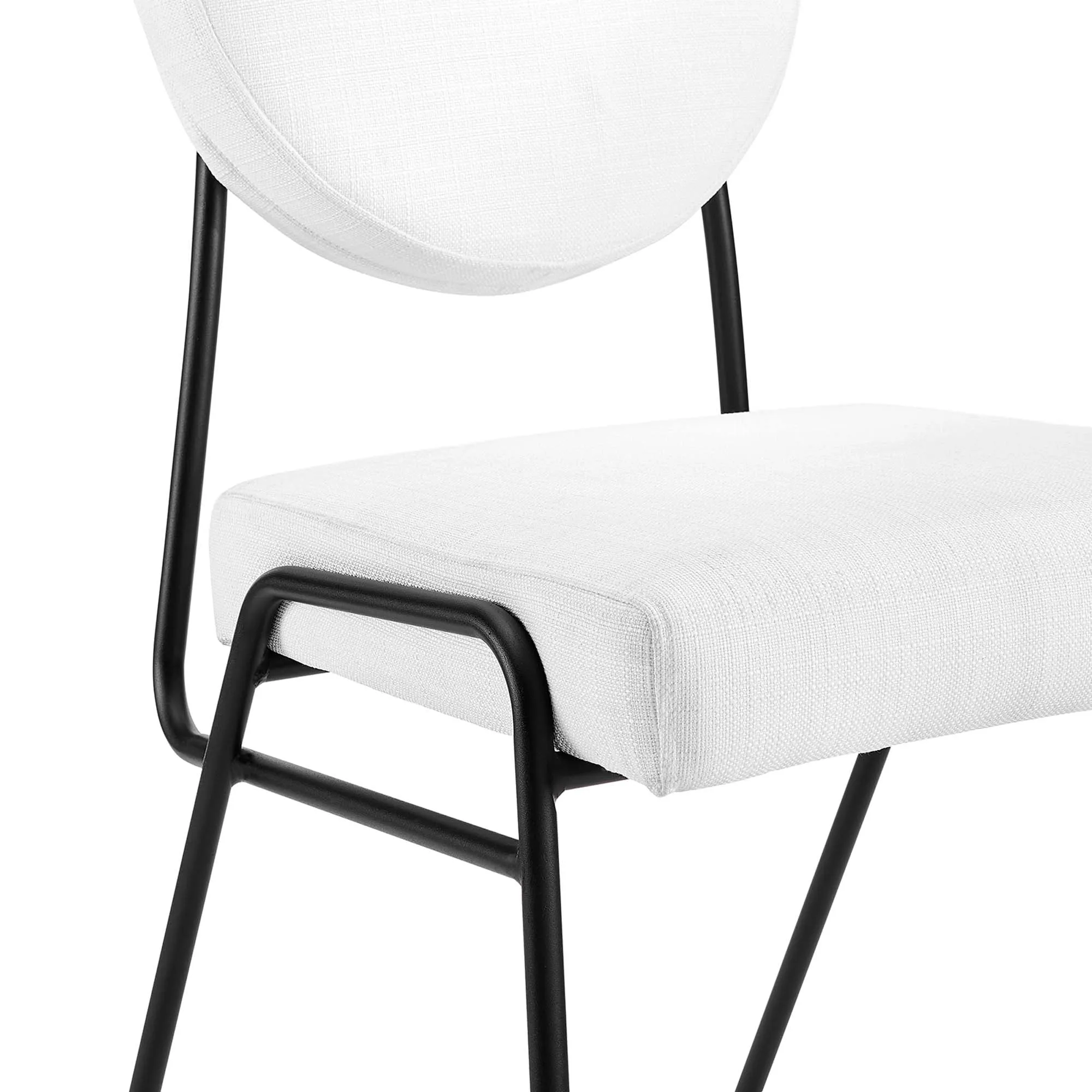 Craft Upholstered Fabric Dining Side Chairs - Set of 2 by Modway