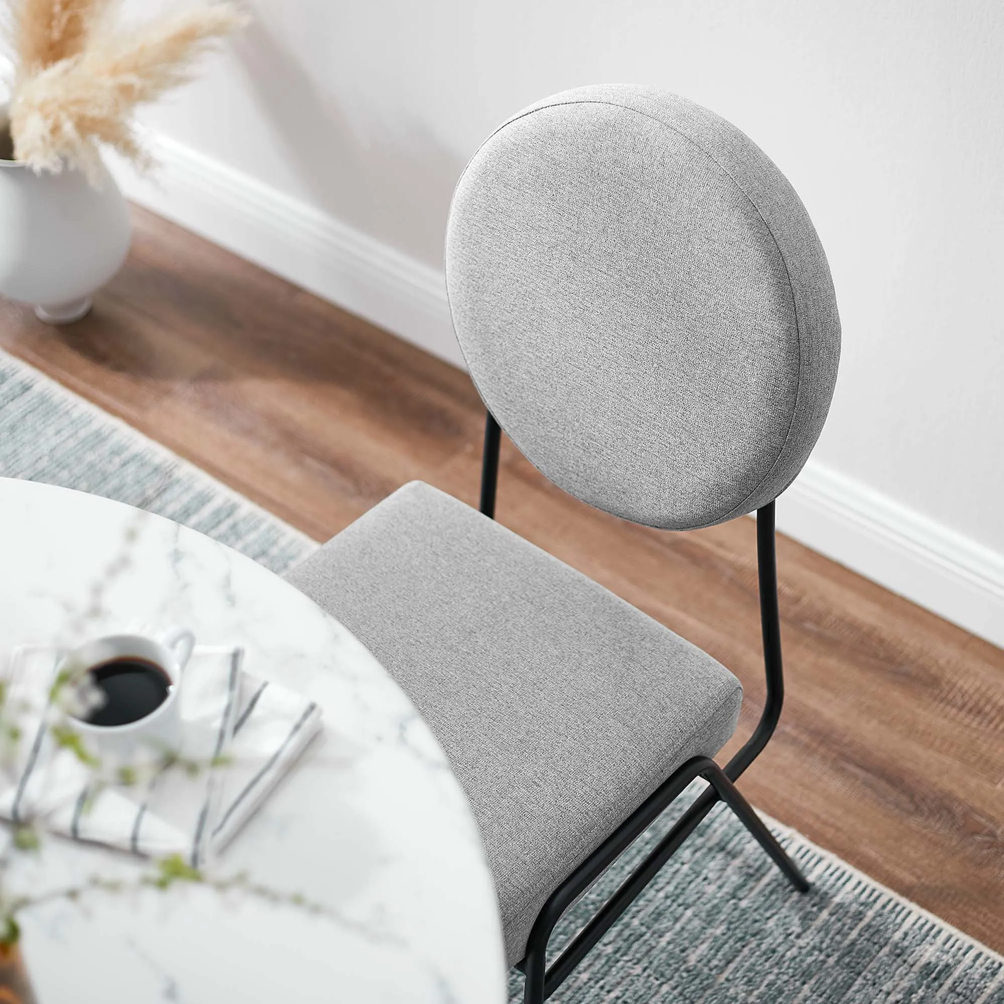 Craft Upholstered Fabric Dining Side Chairs - Set of 2 by Modway