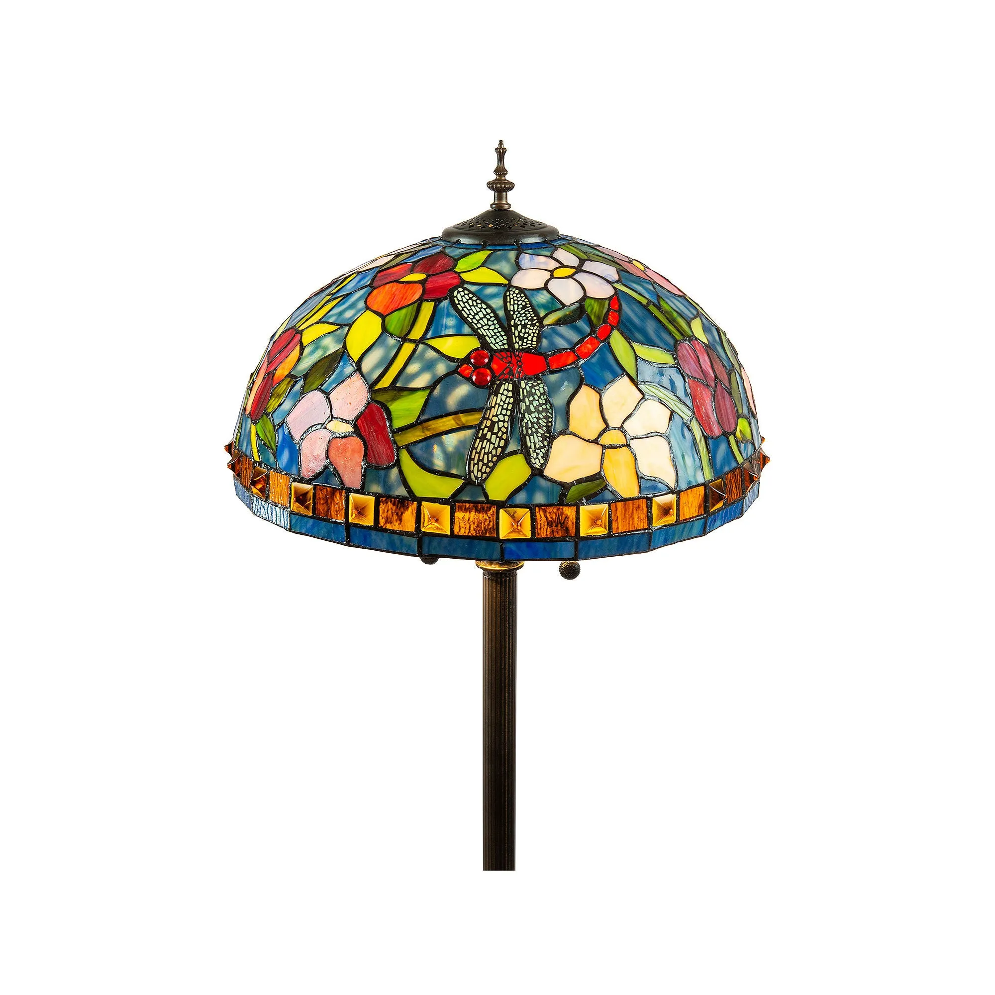Dale Tiffany Jaffa Metal Floor Lamp - MULTI ONE SIZE